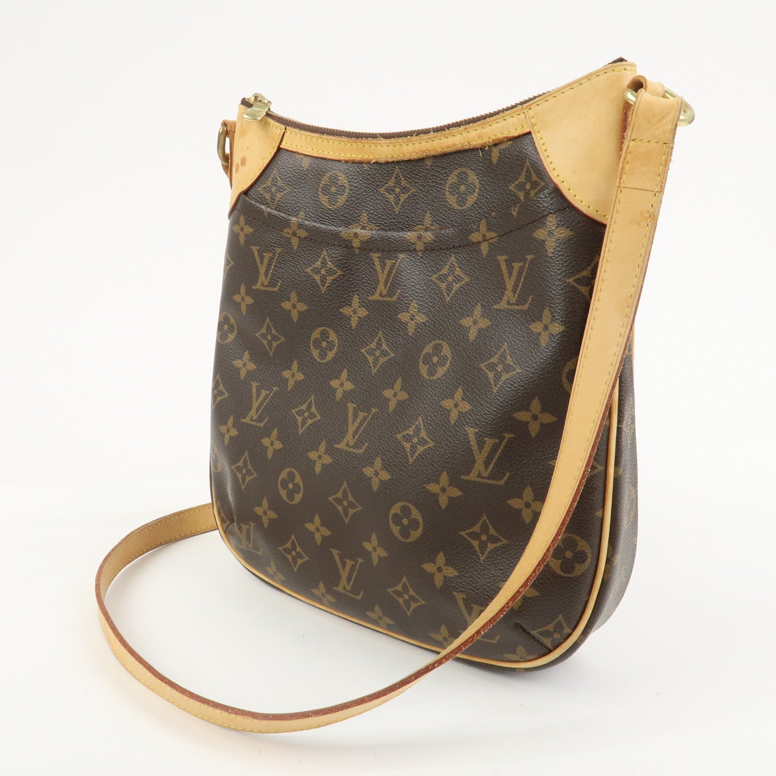 Louis Vuitton Monogram Odeon PM Shoulder Bag Brown M56390