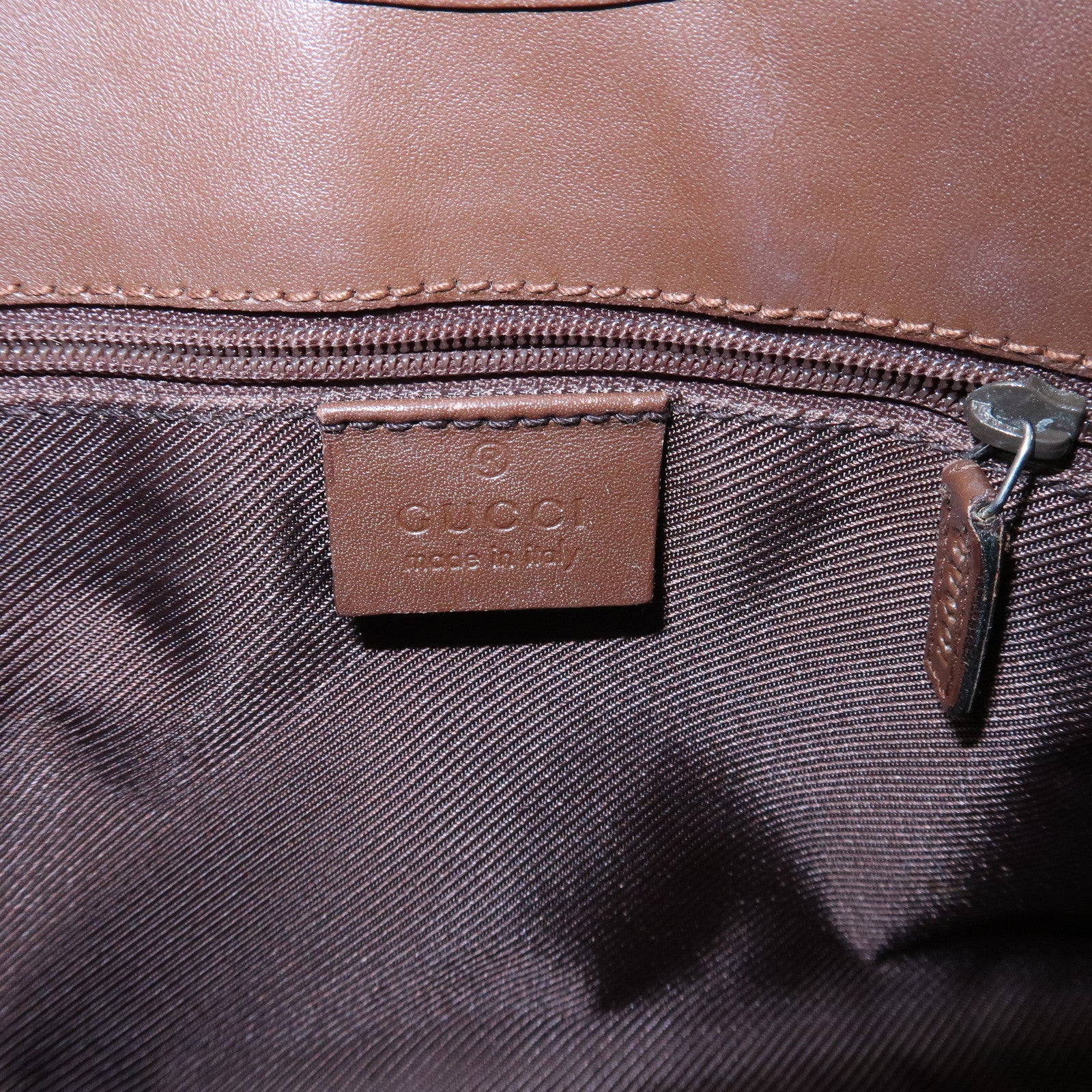 GUCCI Jackie Leather Shoulder Bag Hand Bag Black 002.1067 Used