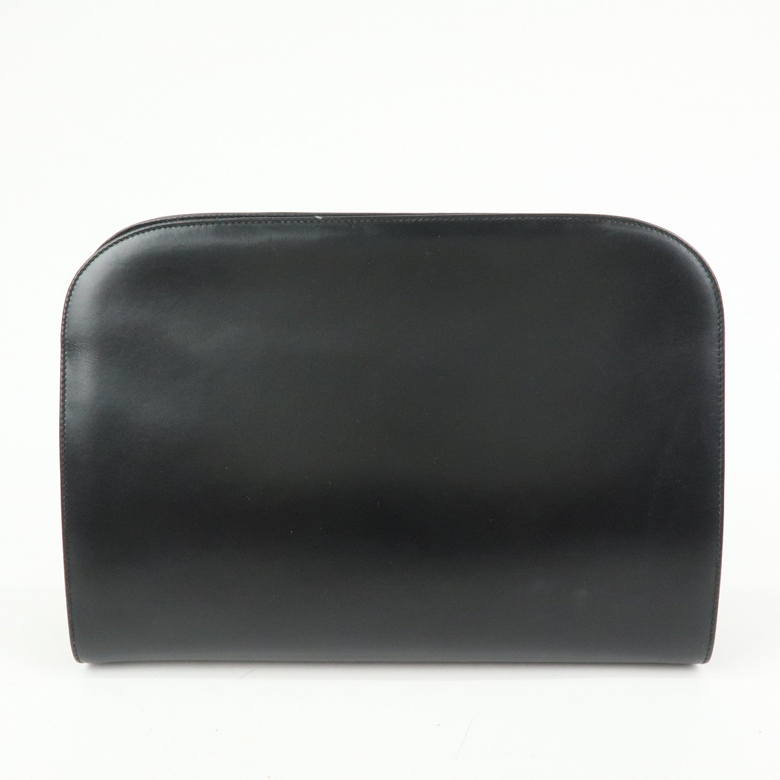 Ferragamo Gancini Leather 2Way Bag Clutch Bag Shoulder Bag Black