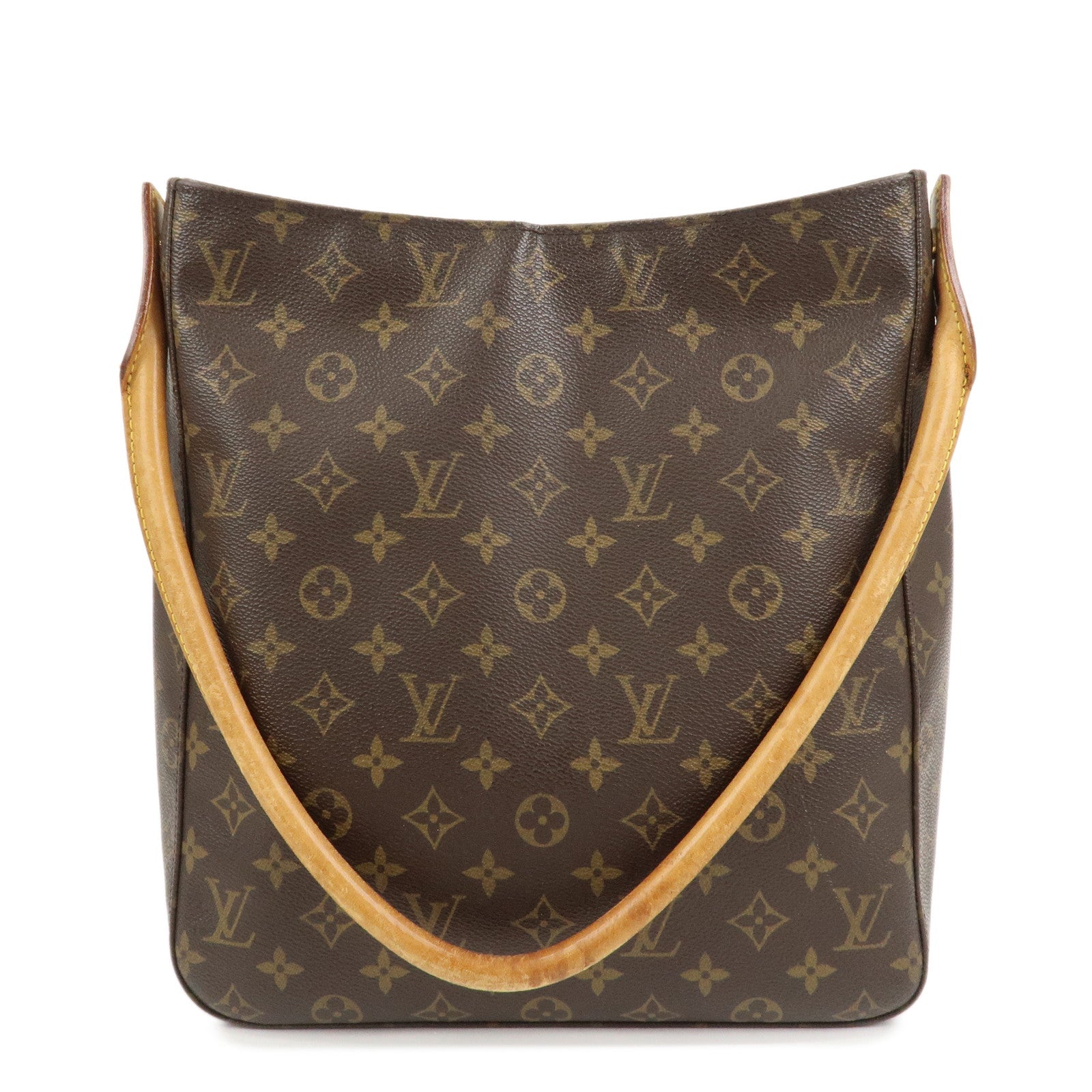 Louis Vuitton Monogram Looping GM Shoulder Bag Brown M51145