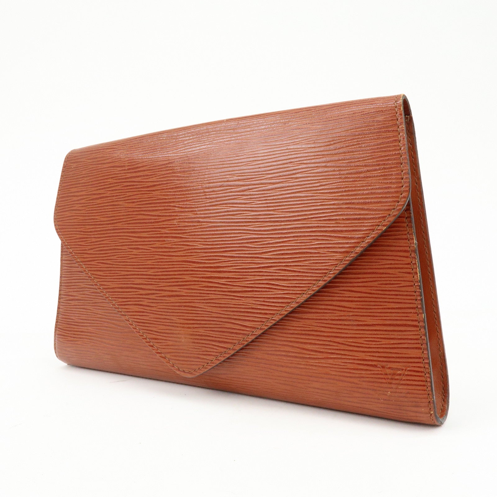 Louis Vuitton Epi Leather Art Deco Clutch Bag Kenya Brown M52633