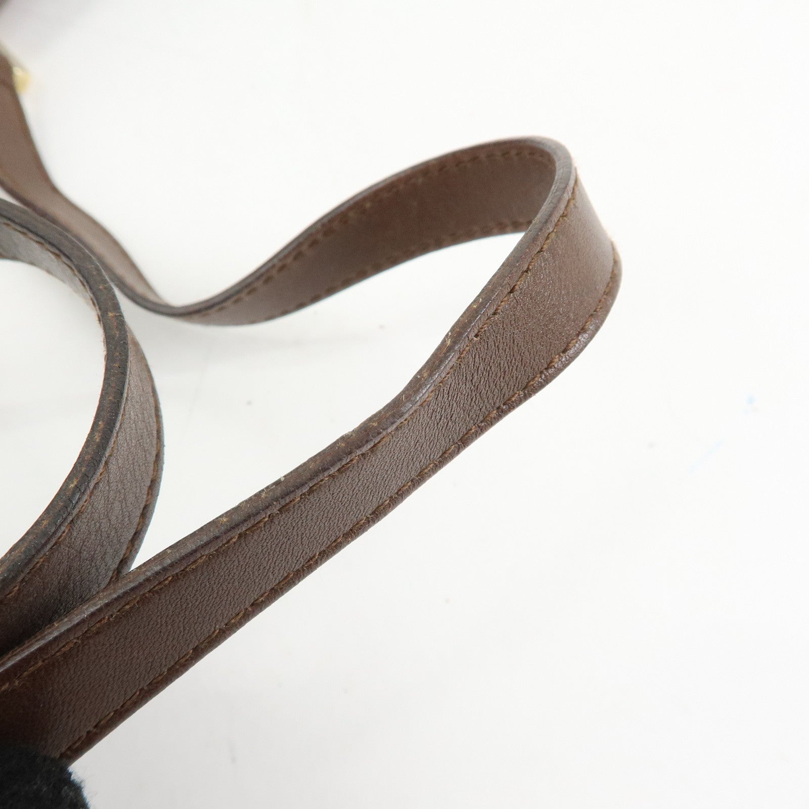 GUCCI GG Canvas Leather Tote Bag Shoulder Bag Brown 002・1098