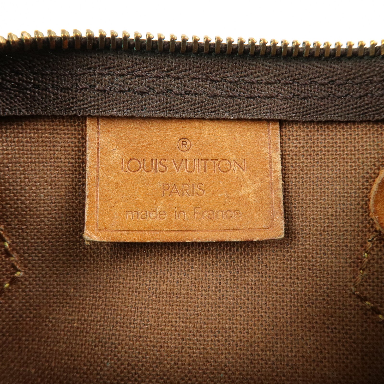 Louis Vuitton Monogram Mini Speedy & Strap Hand Bag Brown M41534