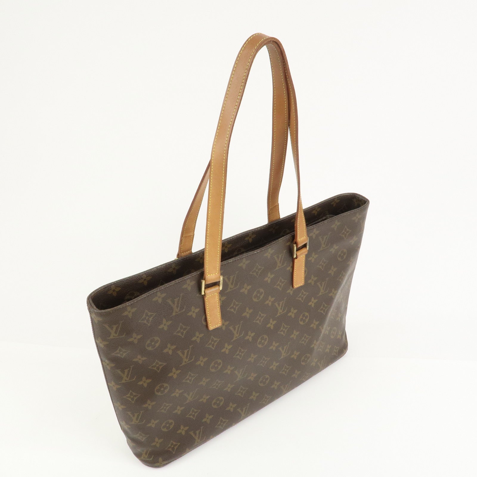 Louis Vuitton Monogram Luco Tote Bag Shoulder Bag Brown M51155