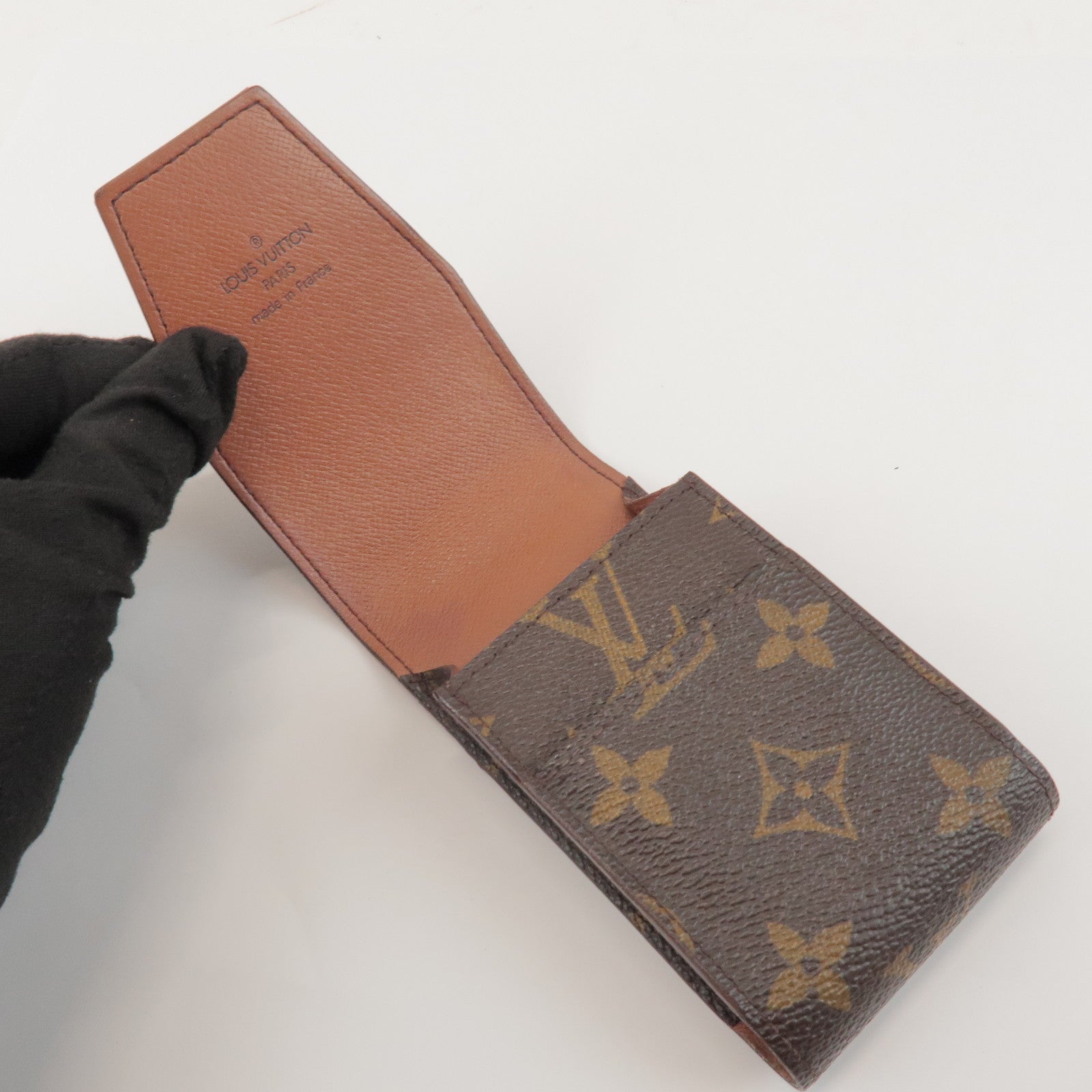 Louis Vuitton Monogram Set of 2 Etui Cigaret Cigarette Case M63024