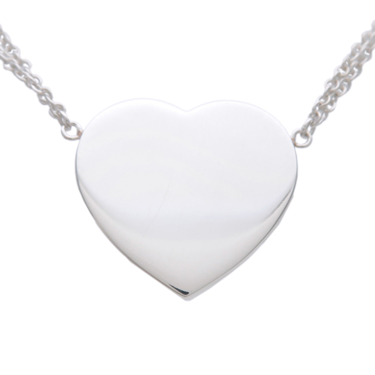 Tiffany & Co Return to Tiffany Heart Double Chain Necklace SV925