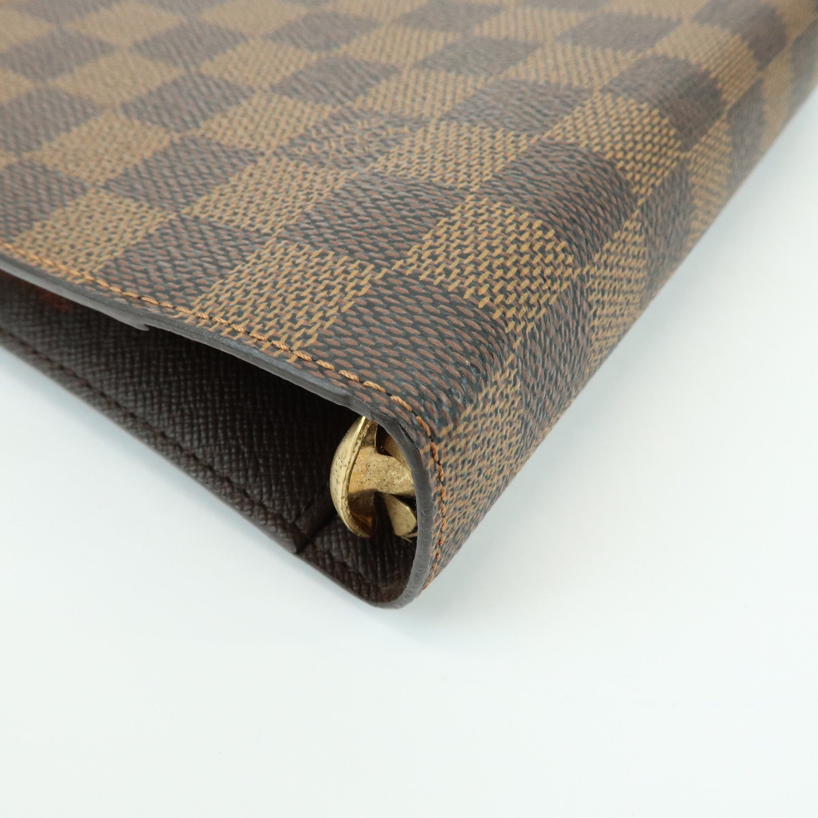 Louis Vuitton Damier Agenda GM Canvas Planner Cover Ebene R20107