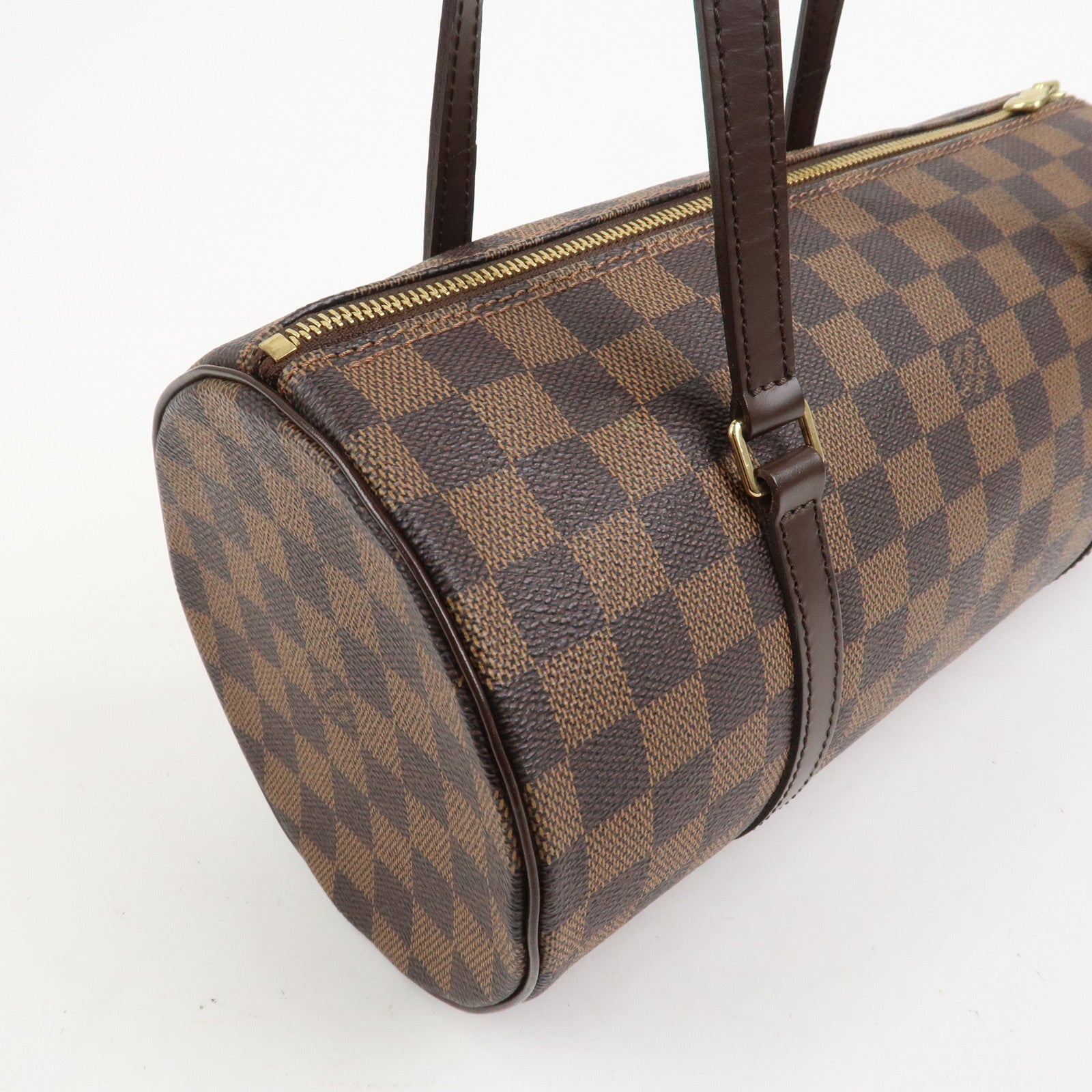 Louis Vuitton Damier Ebene Papillon 30 Hand Bag Brown N51303