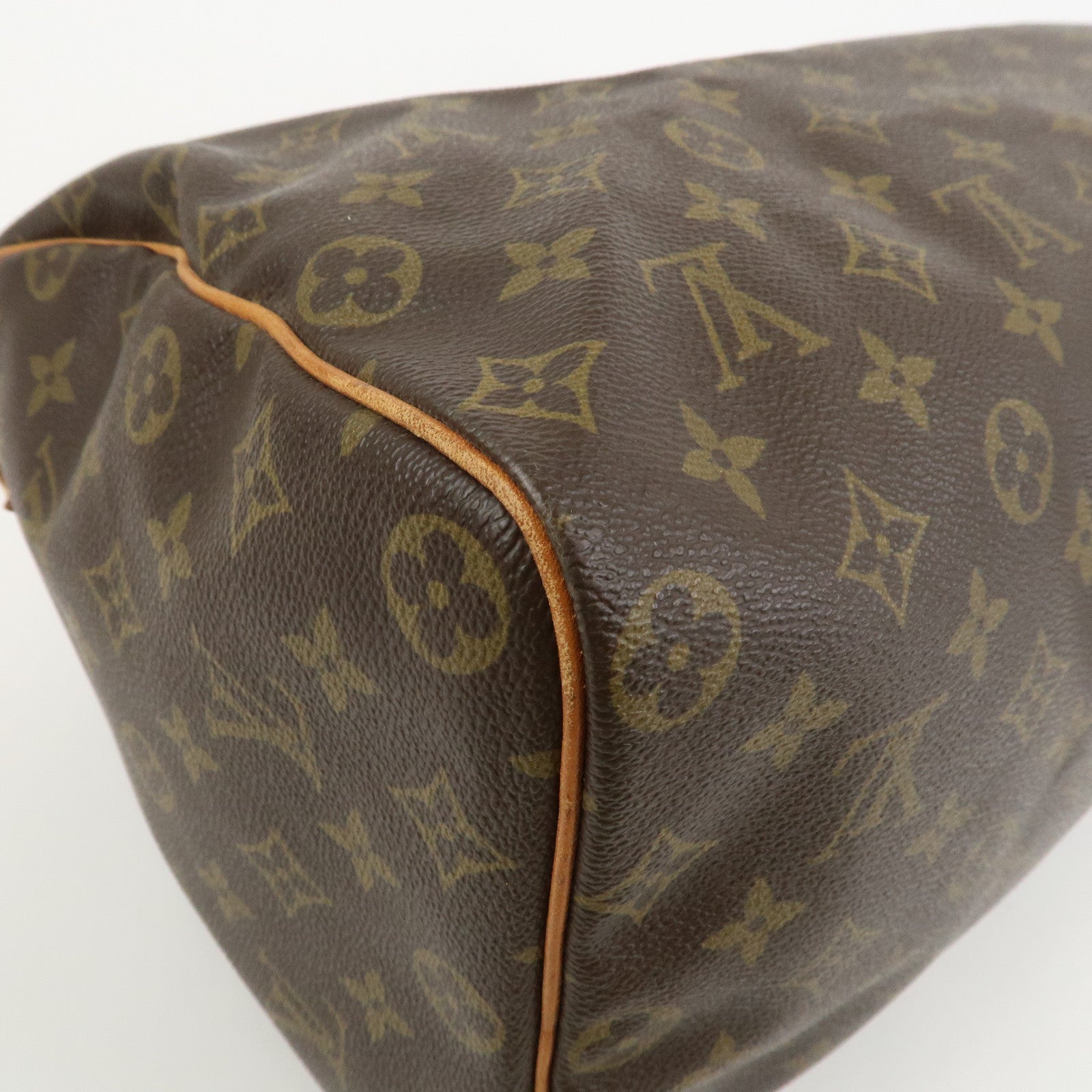 Louis Vuitton Monogram Speedy 40 Hand Bag Boston Bag Brown M41522