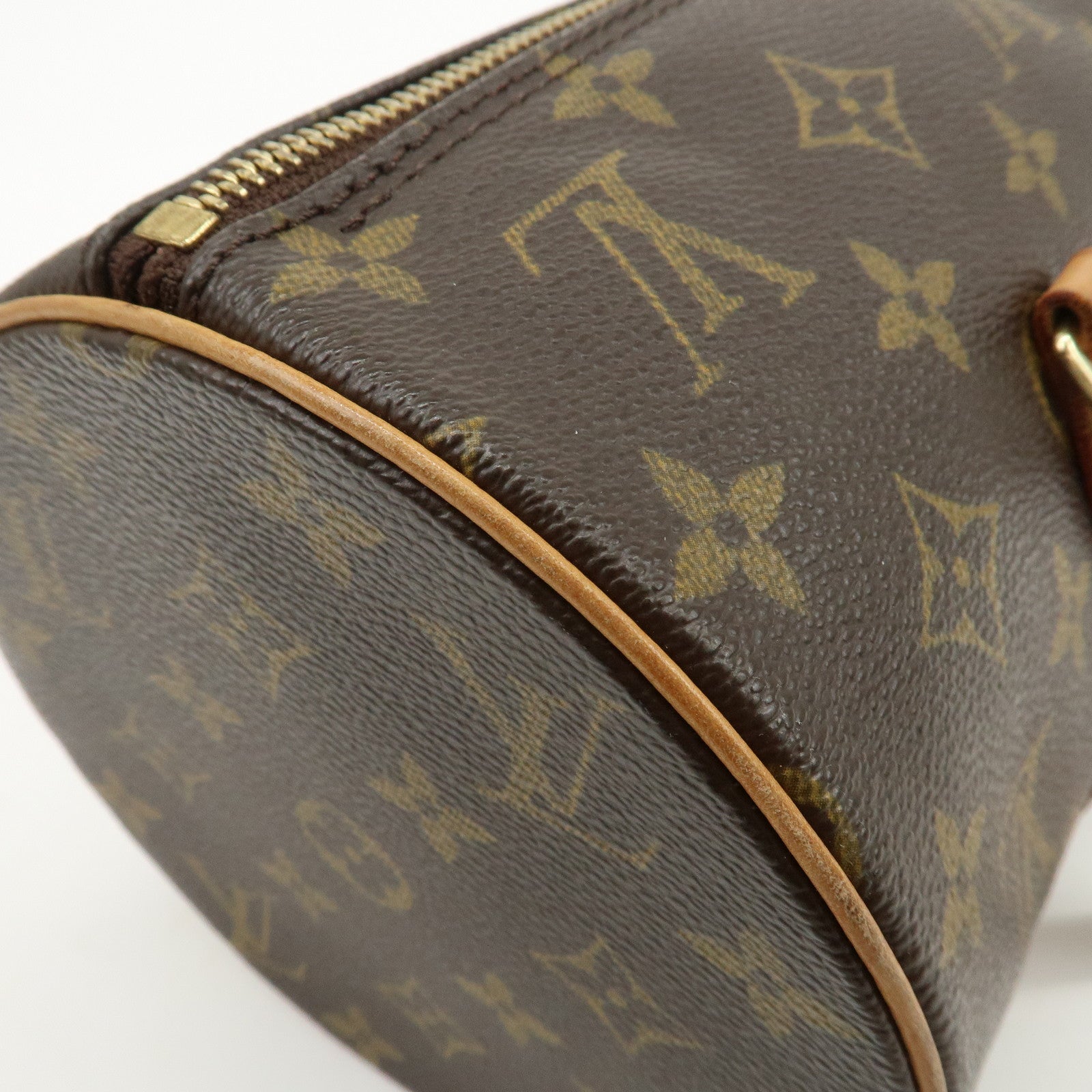 Louis Vuitton Monogram Papillon 30 Hand Bag New Style Brown M51385