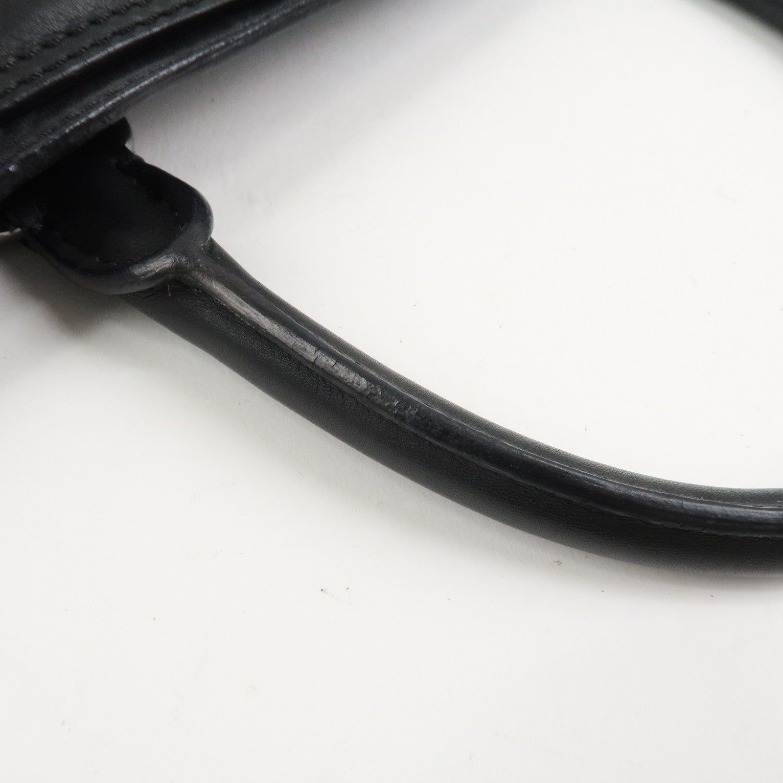 LOEWE Anagram Calf Leather Hand Bag Black