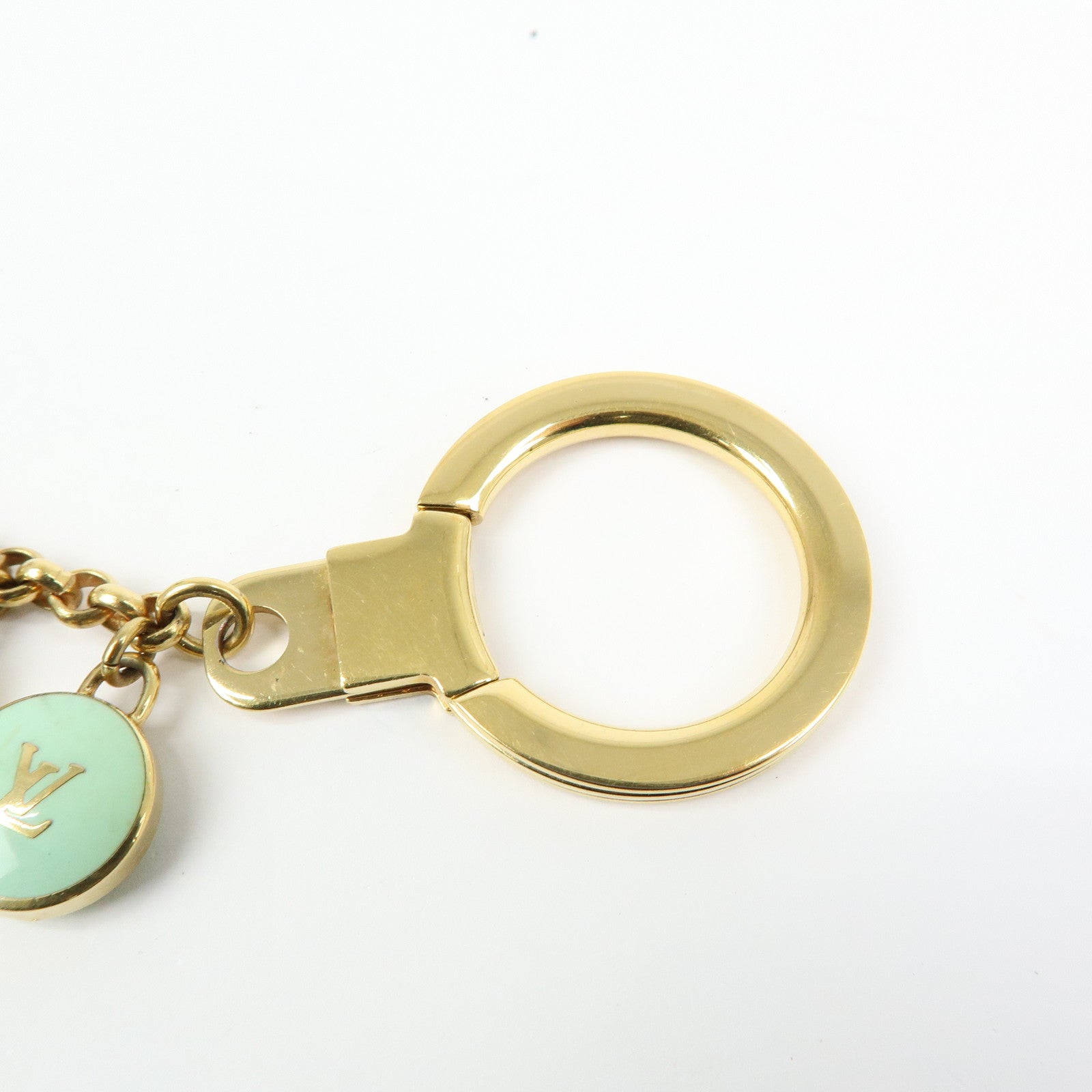 Louis Vuitton Monogram Porte Cles Chaine Pastille Bag Charm M65380
