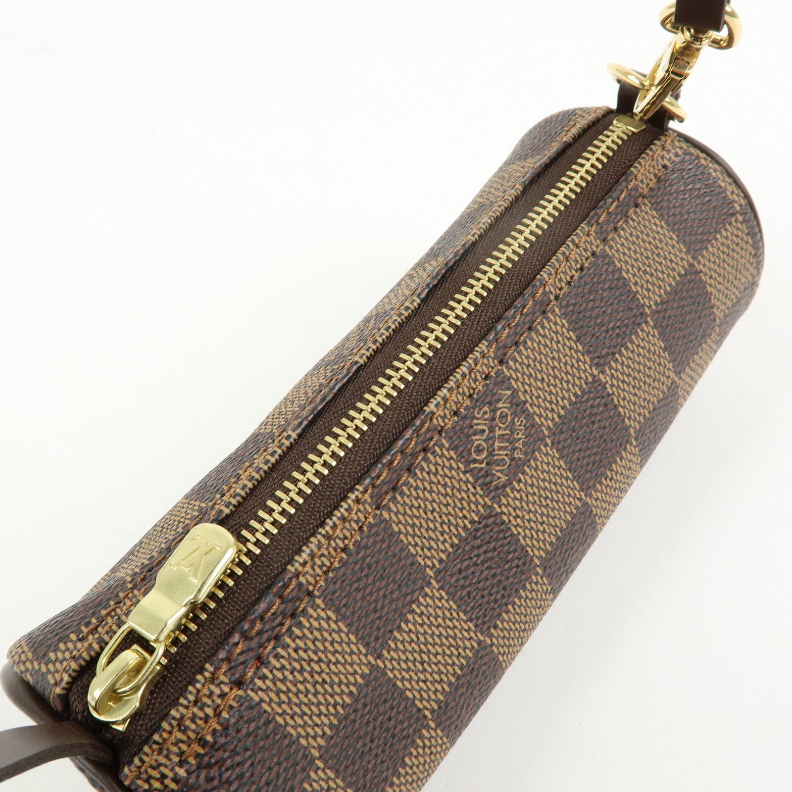 Louis Vuitton Damier Ebene Mini Pouch for Papillon Bag Brown