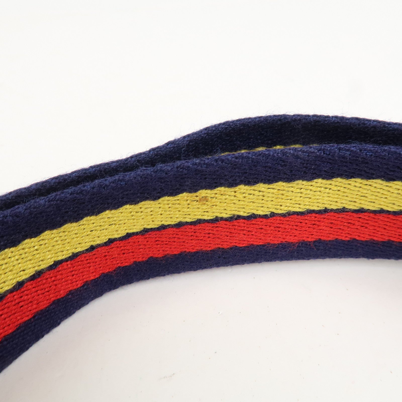 FENDI Zucca Canvas Leather Shoulder Bag Crossbody Bag Navy 7VA155