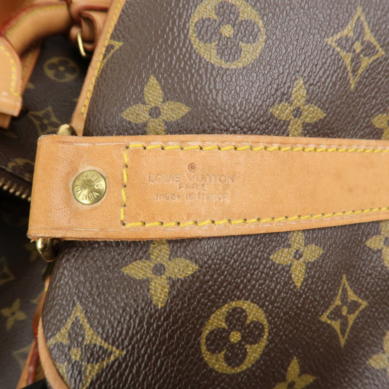 Louis Vuitton Monogram Keep All Bandouliere 55 Boston Bag M41414