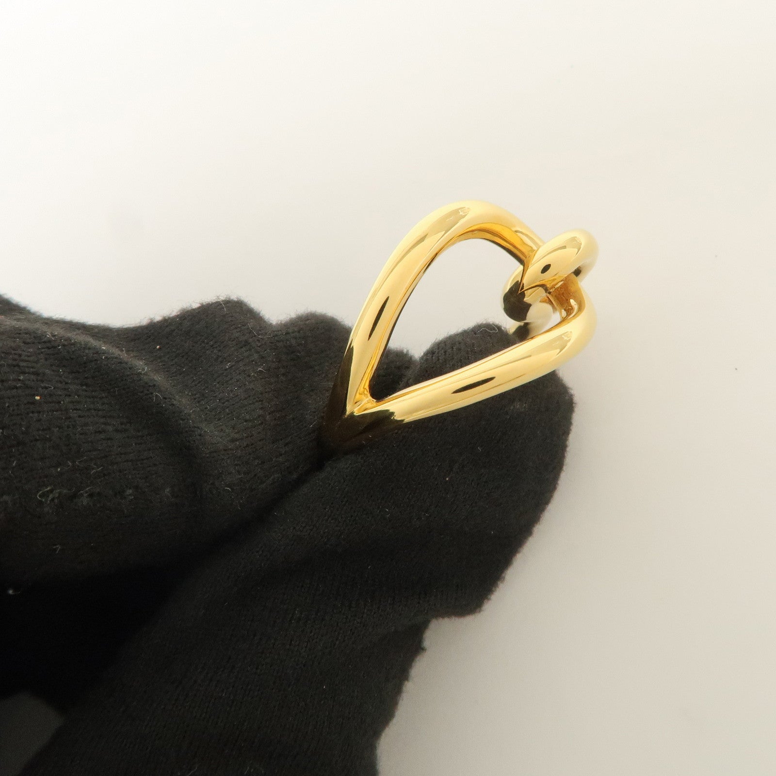 HERMES Jumbo Metal Scarf Ring Scarf Accessory Gold