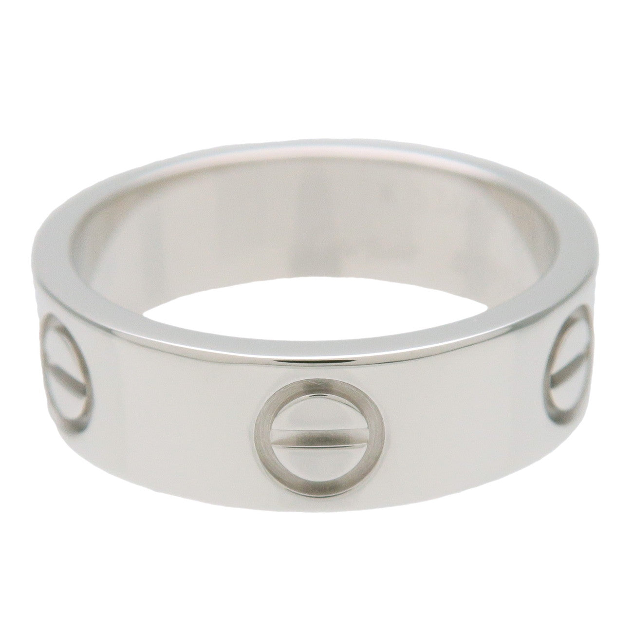 Cartier Love Ring K18 750WG White Gold #51 US5.5 EU51 HK12