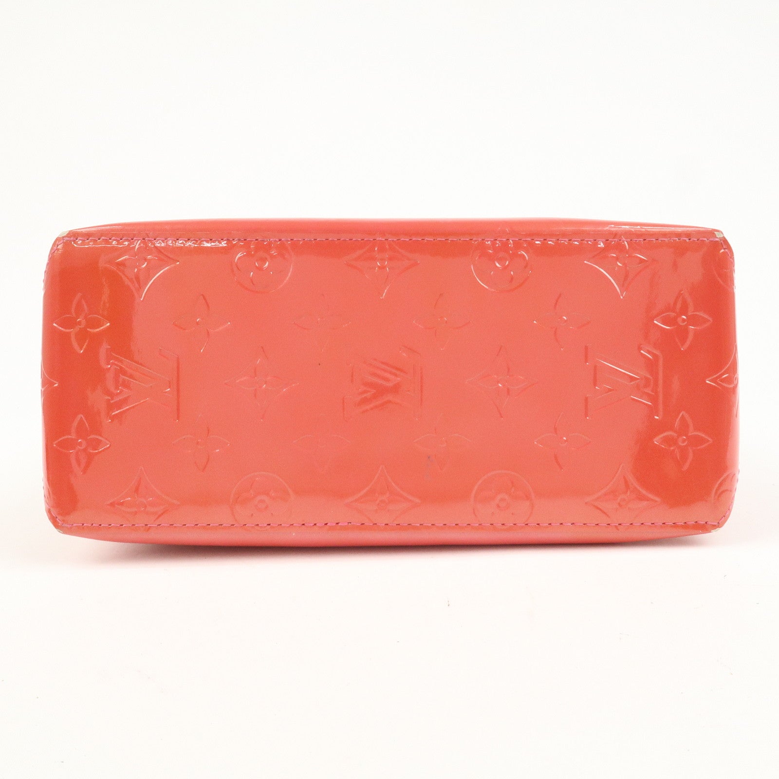 Louis Vuitton Monogram Vernis Lead PM Hand Bag Framboise M9132F