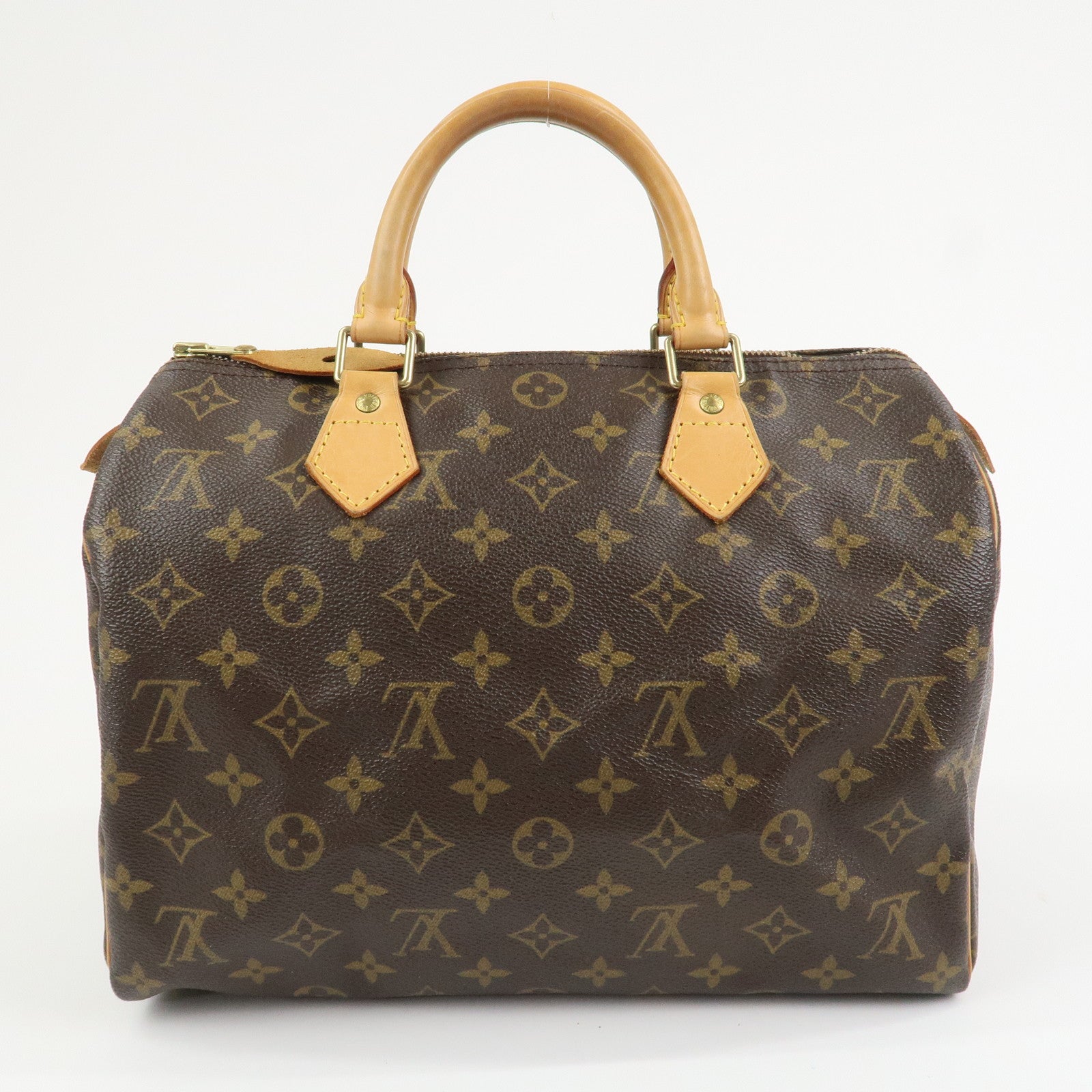 Louis Vuitton Monogram Speedy 30 Boston Bag Hand Bag Brown M41526