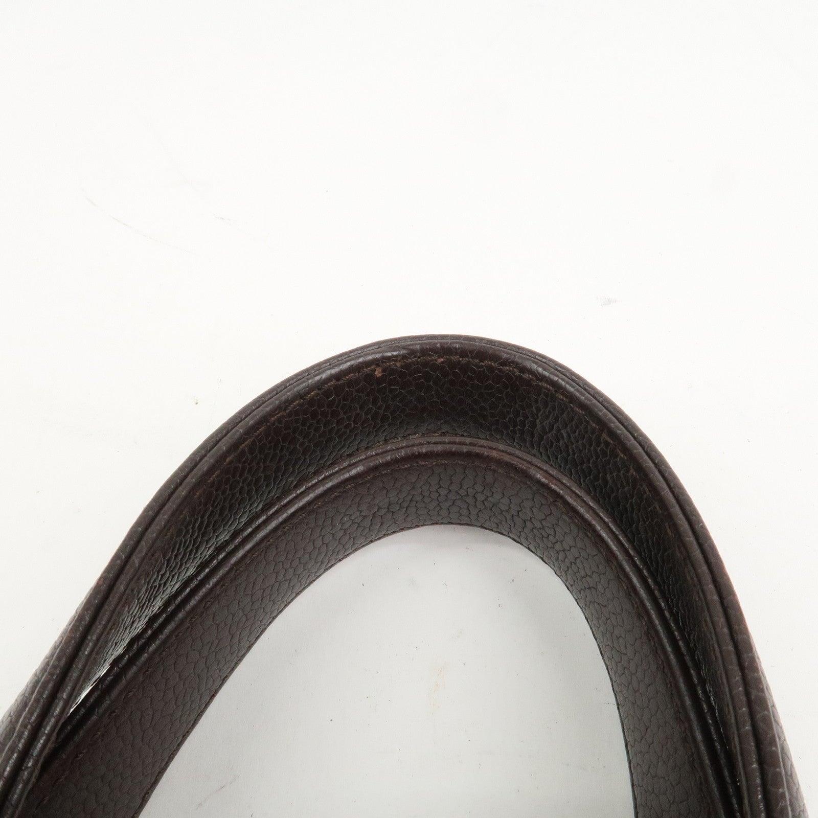 CHANEL Chocolate Bar Caviarskin Boston Bag Shoulder Bag Brown A26135