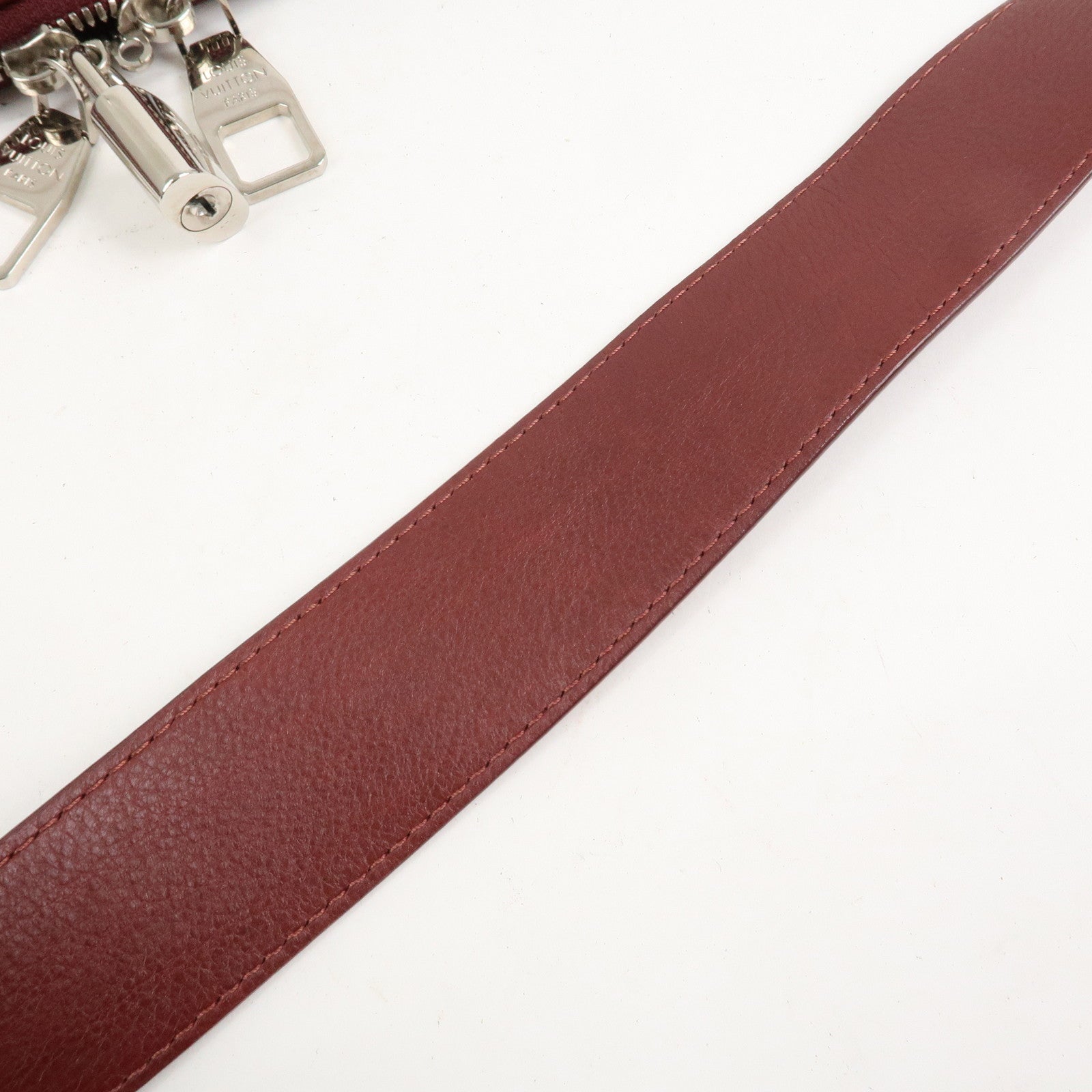 Louis Vuitton Monogram Antheia Ixia MM Lamb Skin 2Way Bag Red M97062