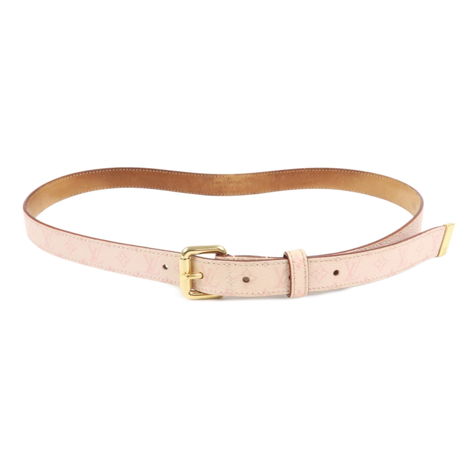 Louis Vuitton Monogram Cherry Blossom 2003 Limited Ceinture M9273