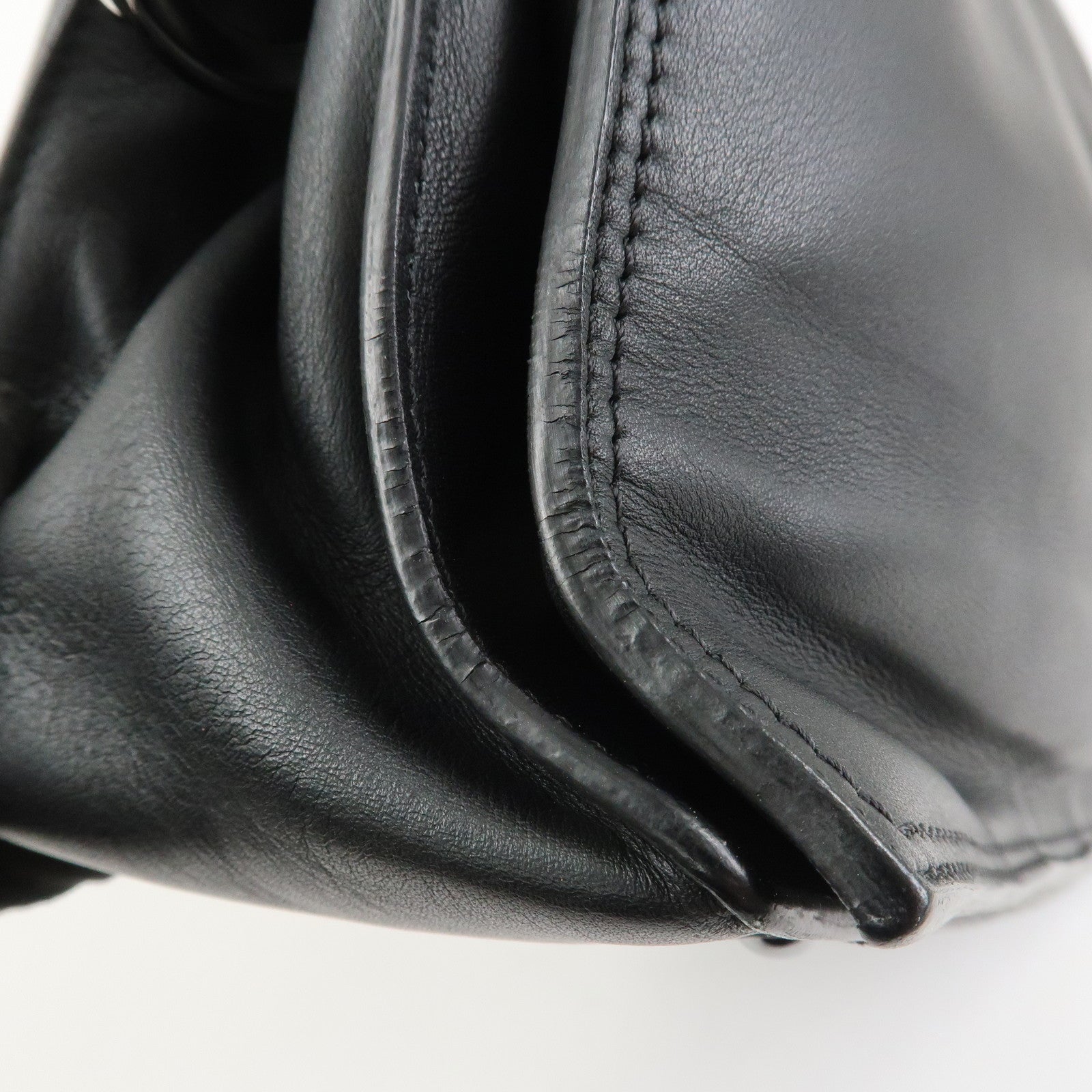 LOEWE Anagram Calf Leather Hand Bag Black