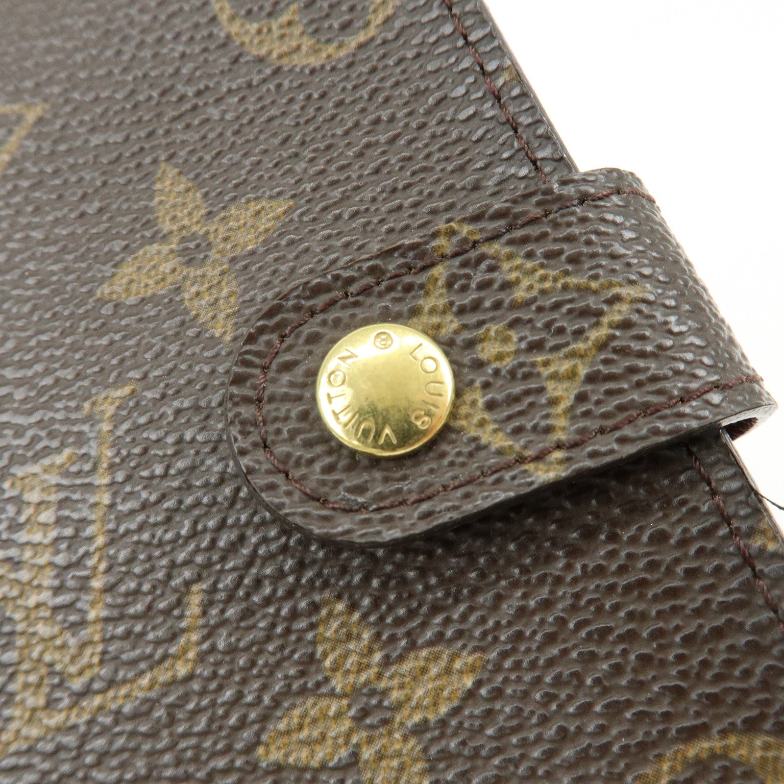 Louis Vuitton Monogram Agenda PM Planner Cover Brown R20005