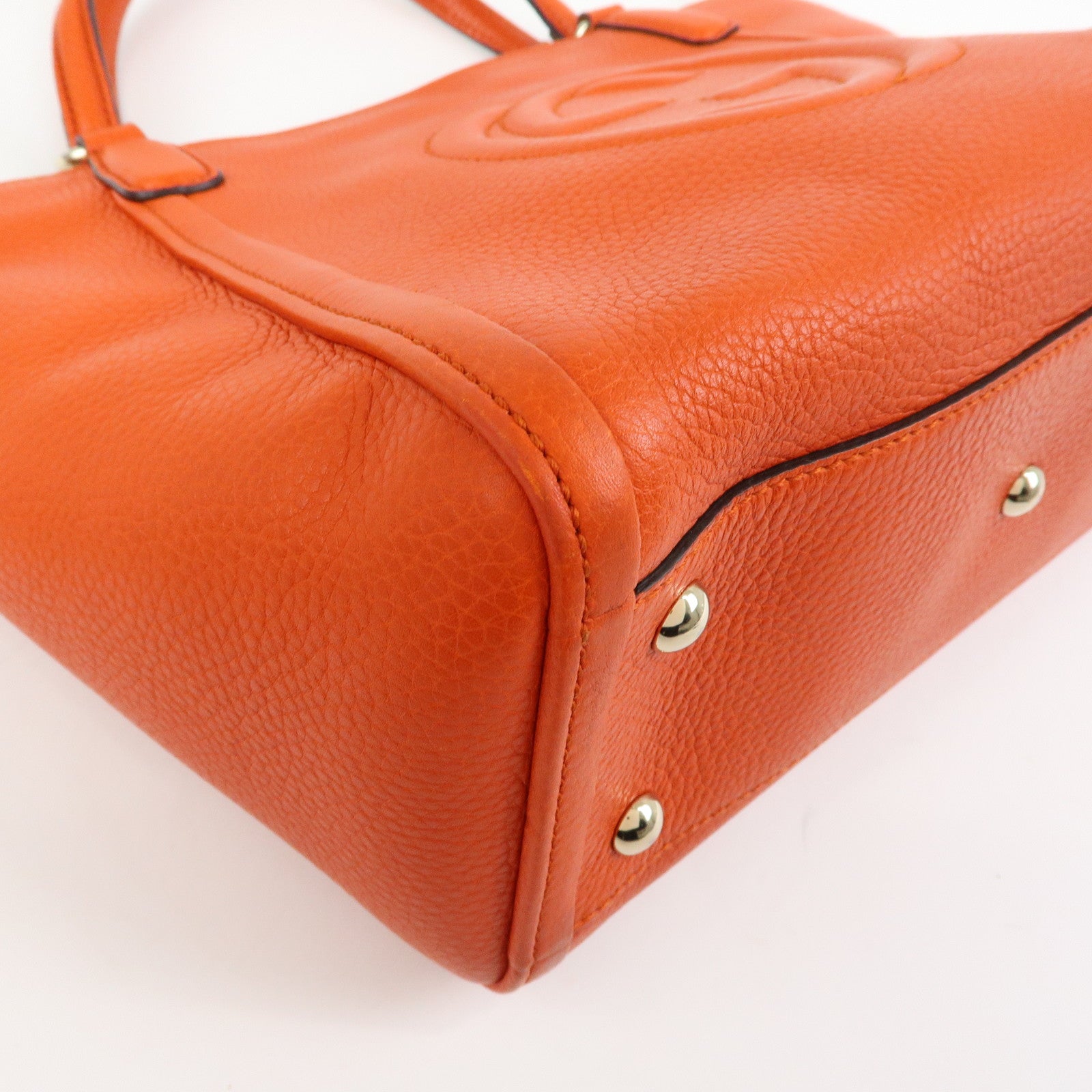 GUCCI SOHO Interlocking G Leather 2Way Bag Hand Shoulder Bag 369176