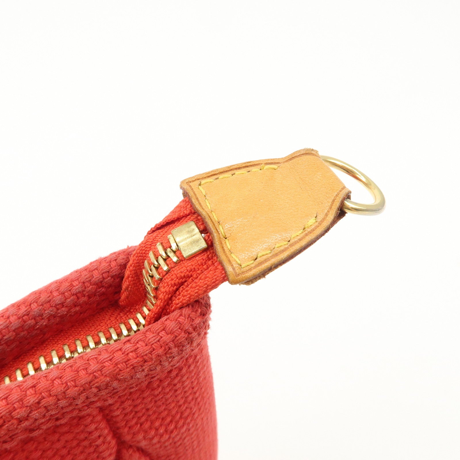 Louis Vuitton Antigua Cabas PM Hand Bag Rouge M40037