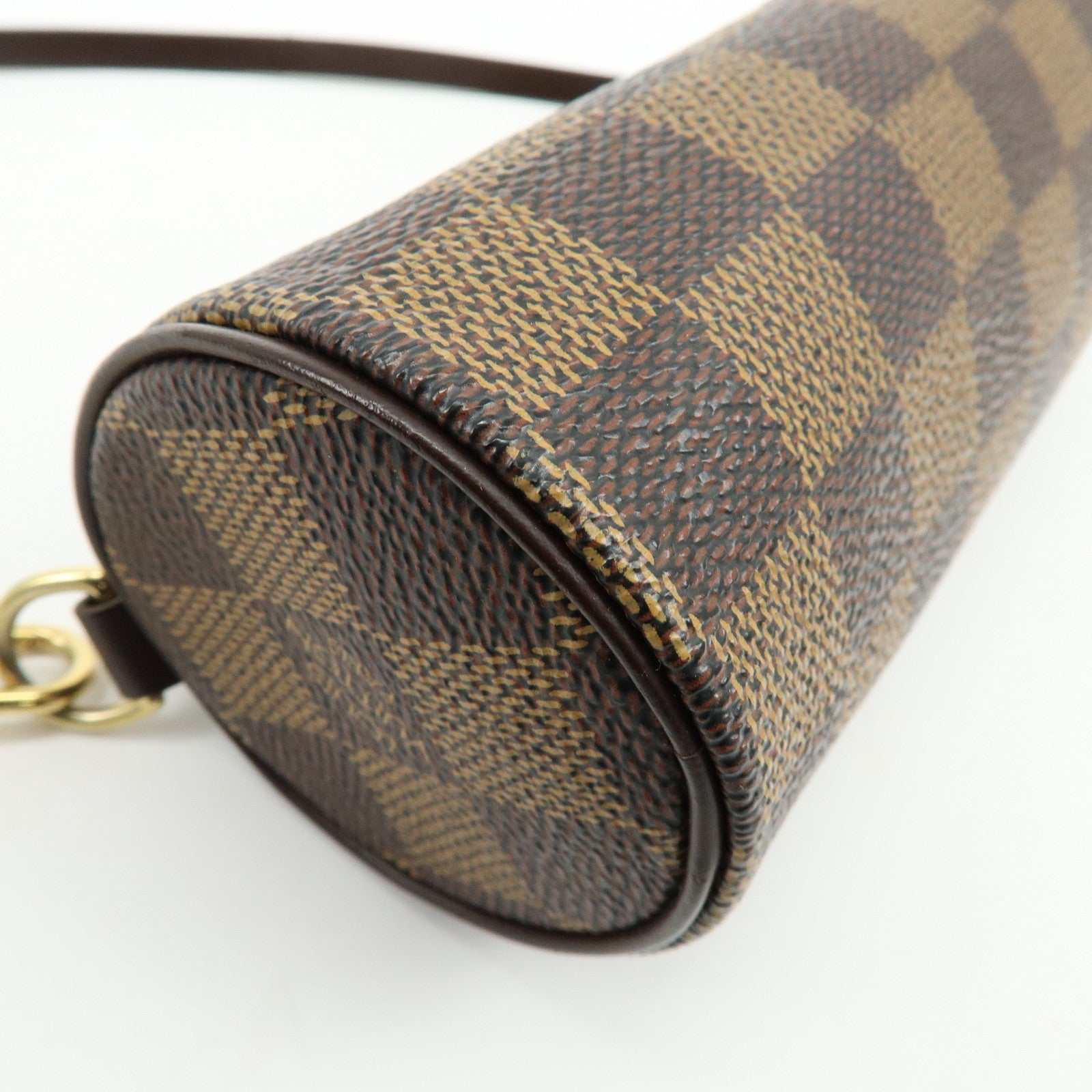 Louis Vuitton Damier Ebene Mini Pouch for Papillon Bag Brown