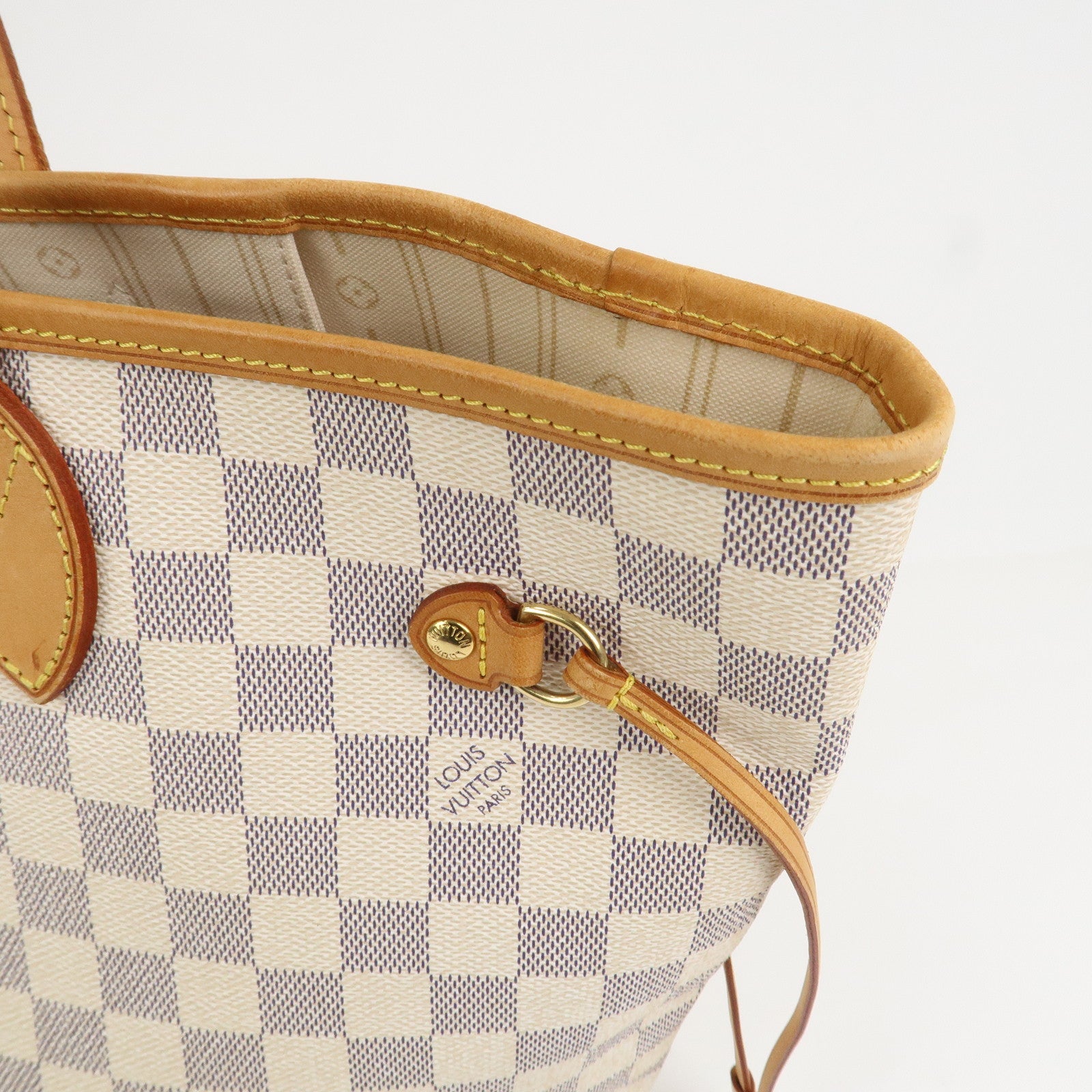 Louis Vuitton Damier Azur Neverfull MM Tote Bag Shoulder Bag N51107