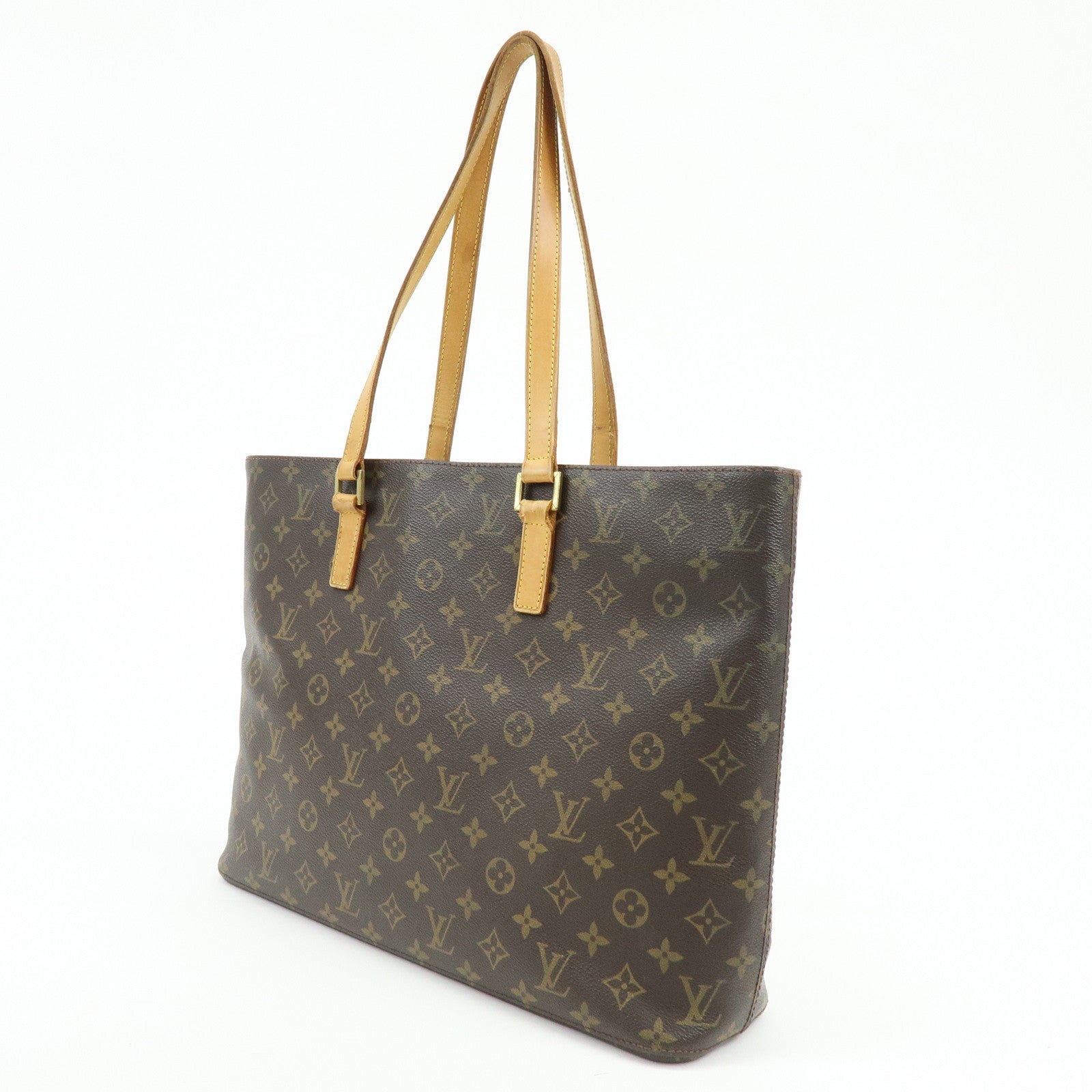 Louis Vuitton Monogram Luco Tote Bag Shoulder Bag Brown M51155