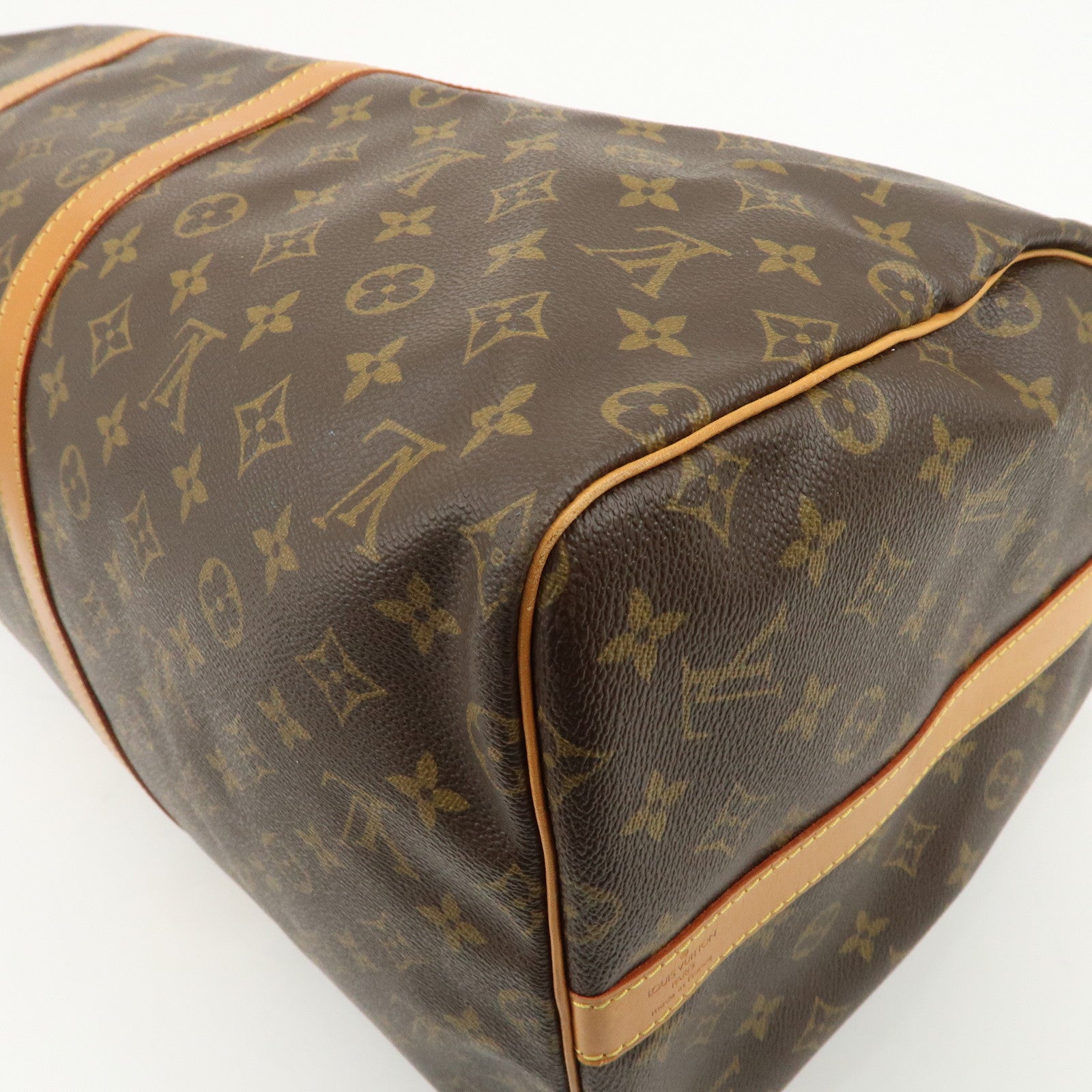 Louis Vuitton Monogram Keep All Bandouliere 55 Boston Bag M41414