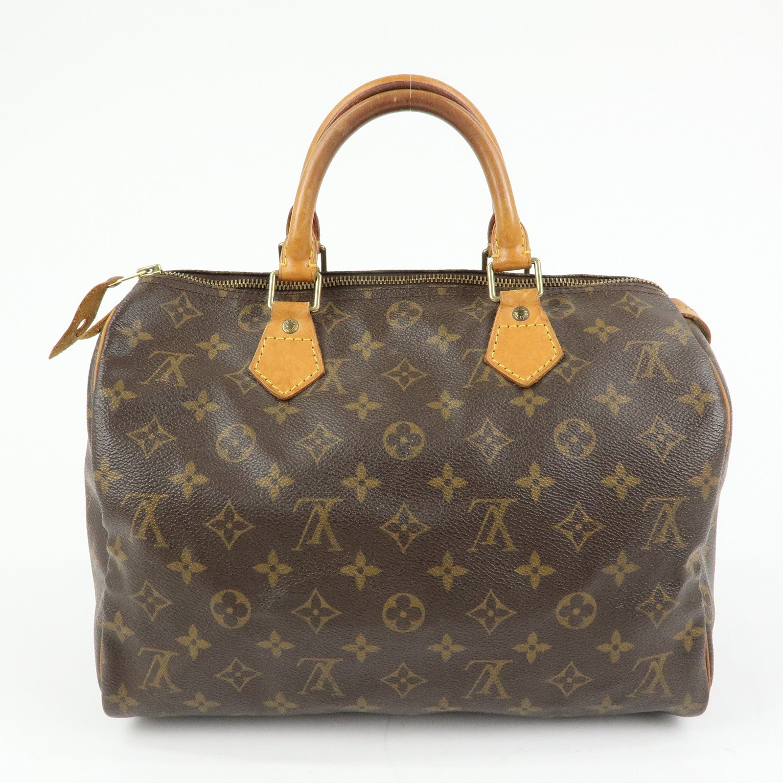 Louis Vuitton Monogram Speedy 30 Boston Bag Hand Bag Brown M41526