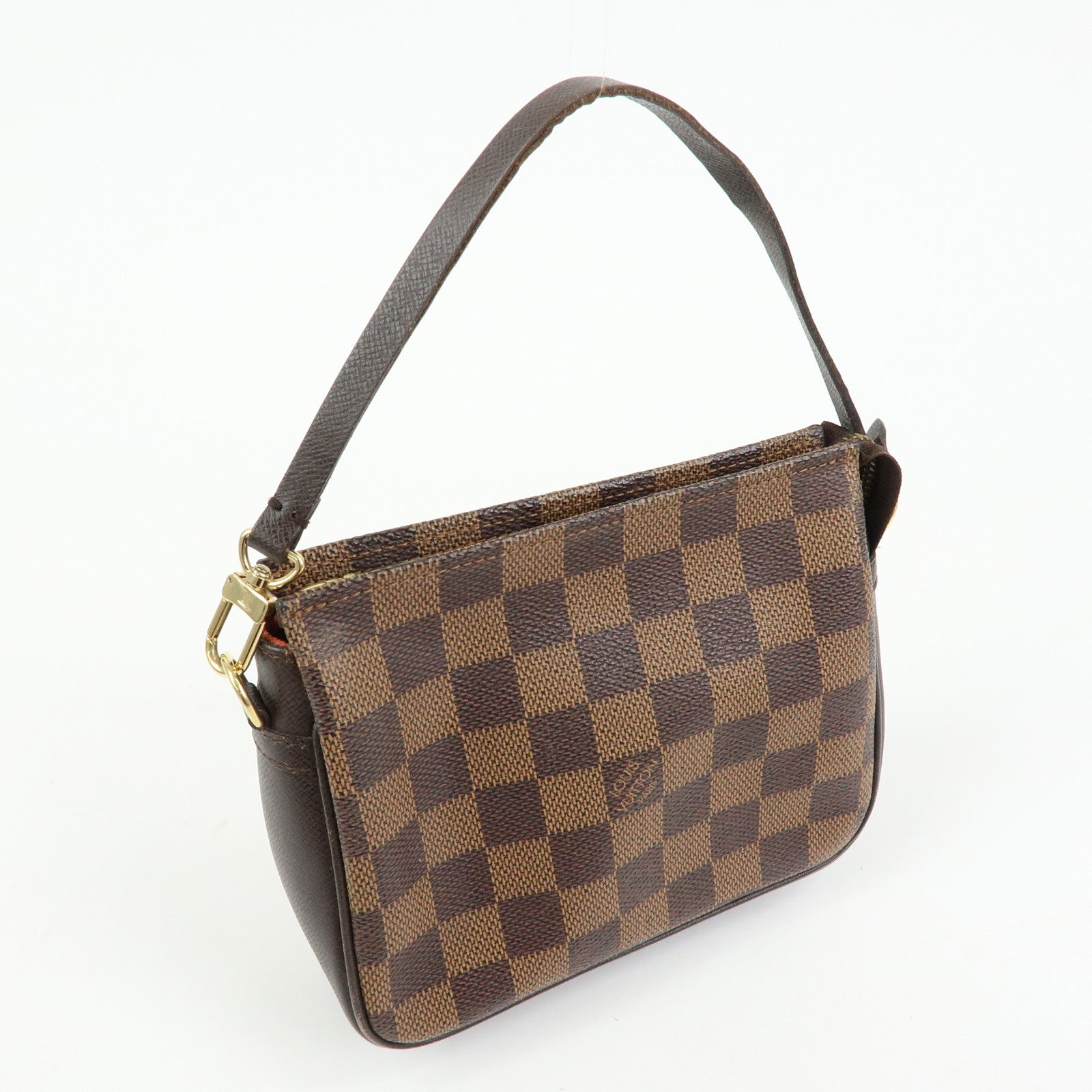 Louis Vuitton Damier Trousse Makeup Accessory Pouch Brown N51982
