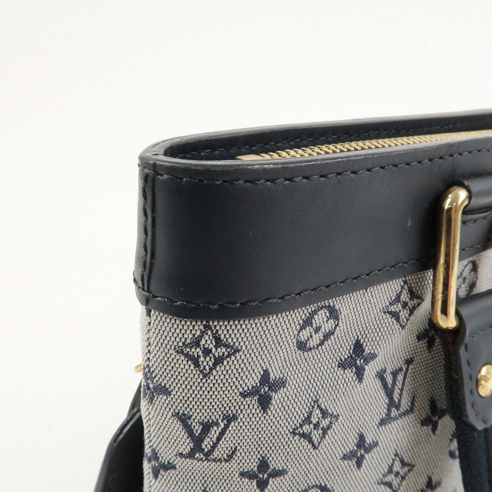 Louis Vuitton Monogram Mini Lin Lucille PM Hand Bag Blue M92676