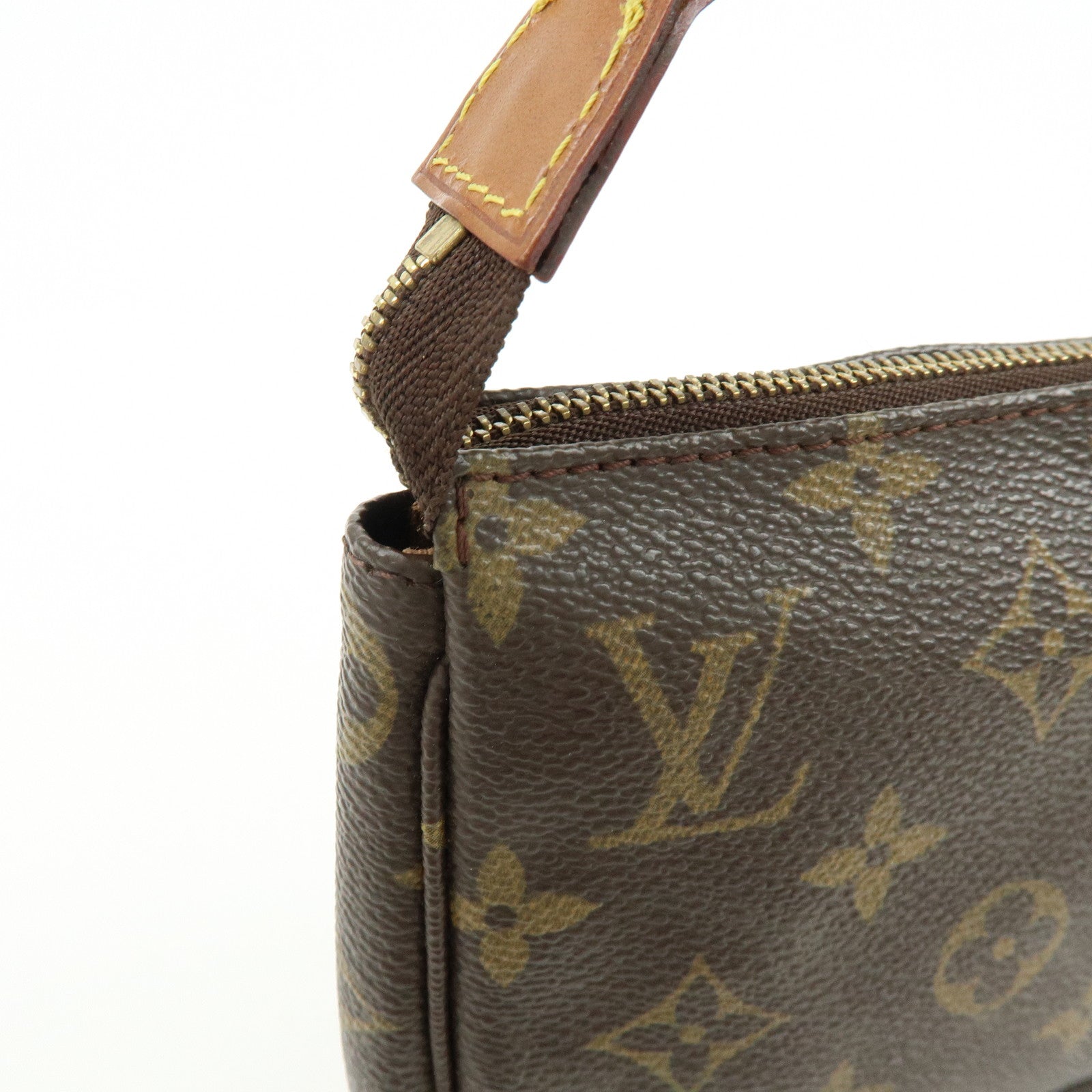 Louis Vuitton Monogram Pochette Accessoires Pouch Hand Bag M51980