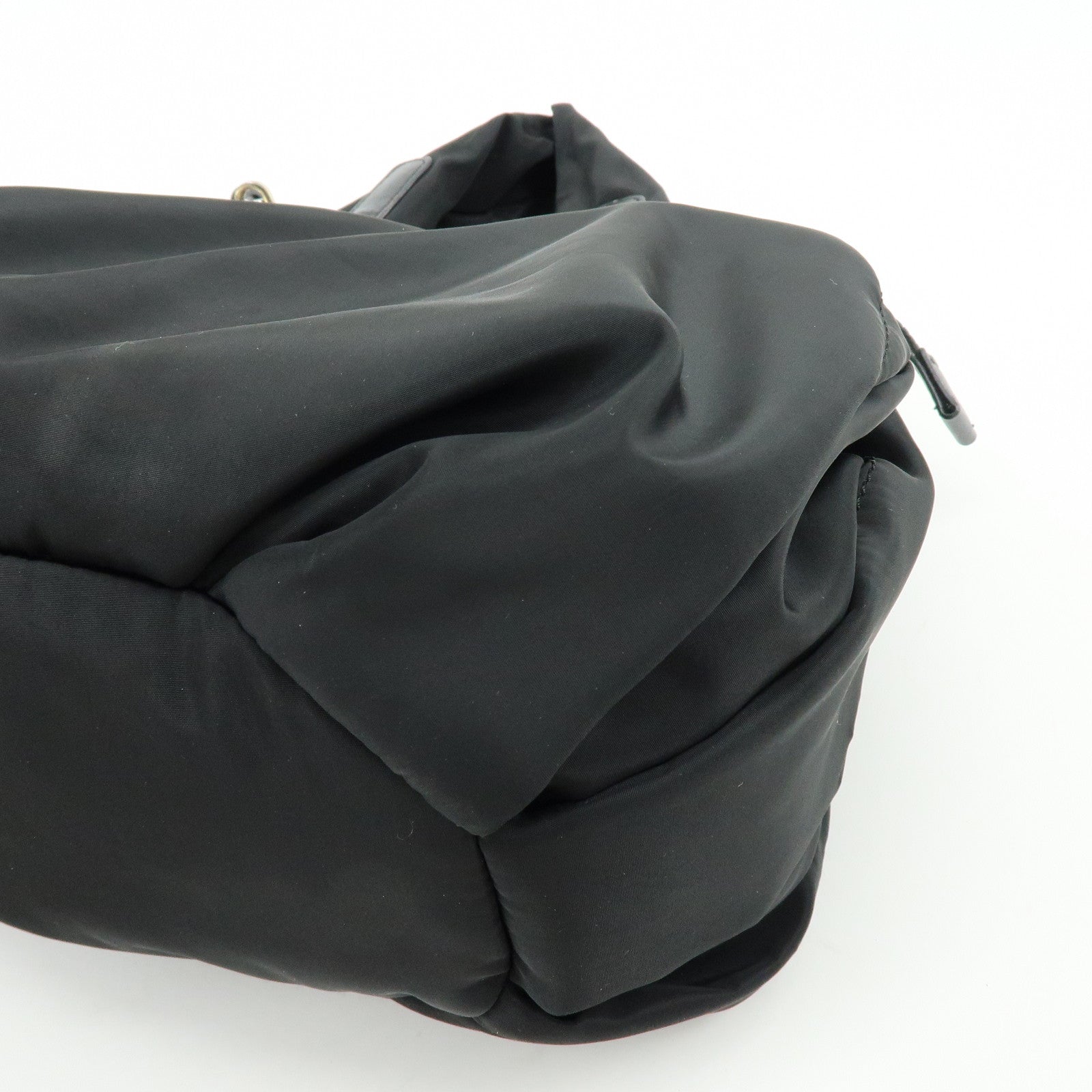Chloe See by Chloe Nylon 2Way Bag Shoulder Bag Hand Bag Black