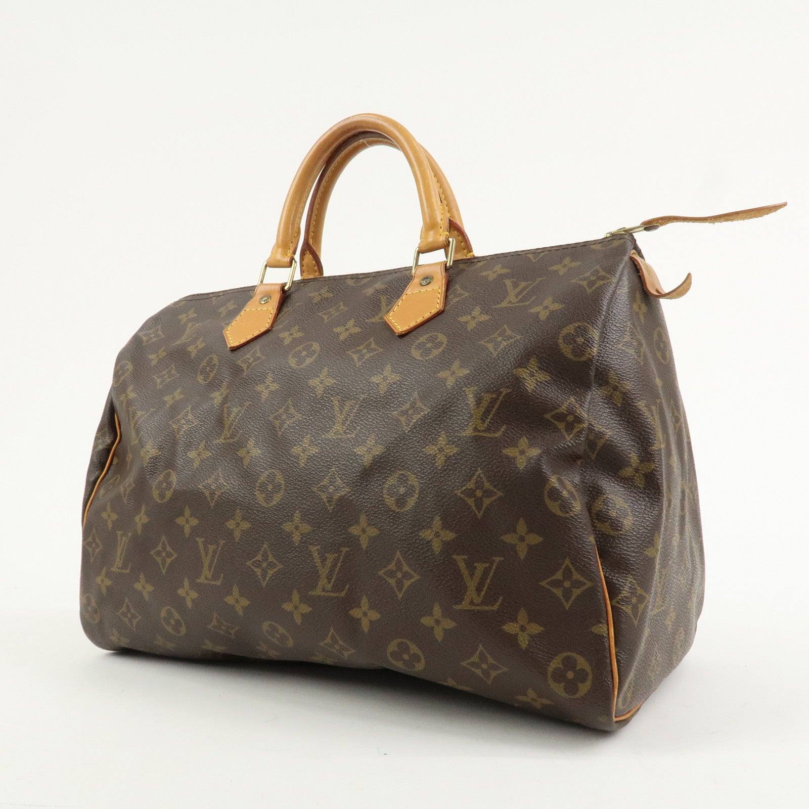 Louis Vuitton Monogram Canvas Speedy 35 Boston Bag Hand Bag M41524