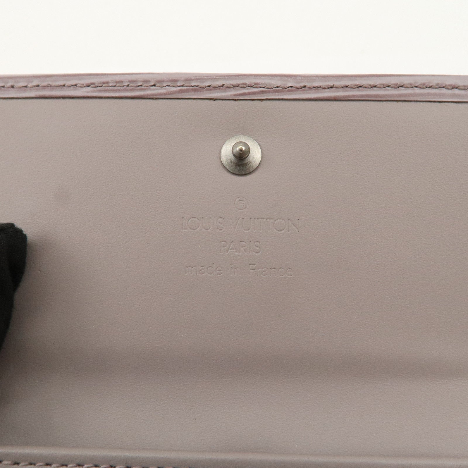 Louis Vuitton Epi Vernis Set Of 2 Leather Bi-fold Wallet Beige Lila Used