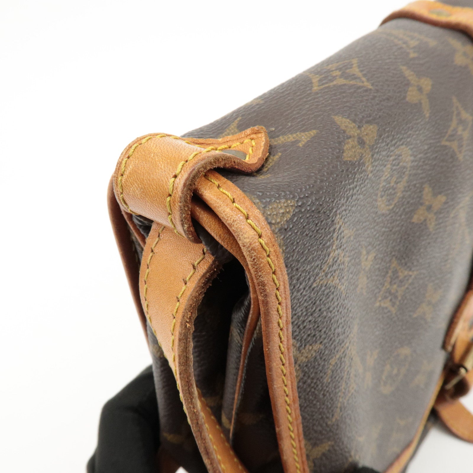Louis Vuitton Monogram Saumur 30 Shoulder Bag Brown M42256 Used