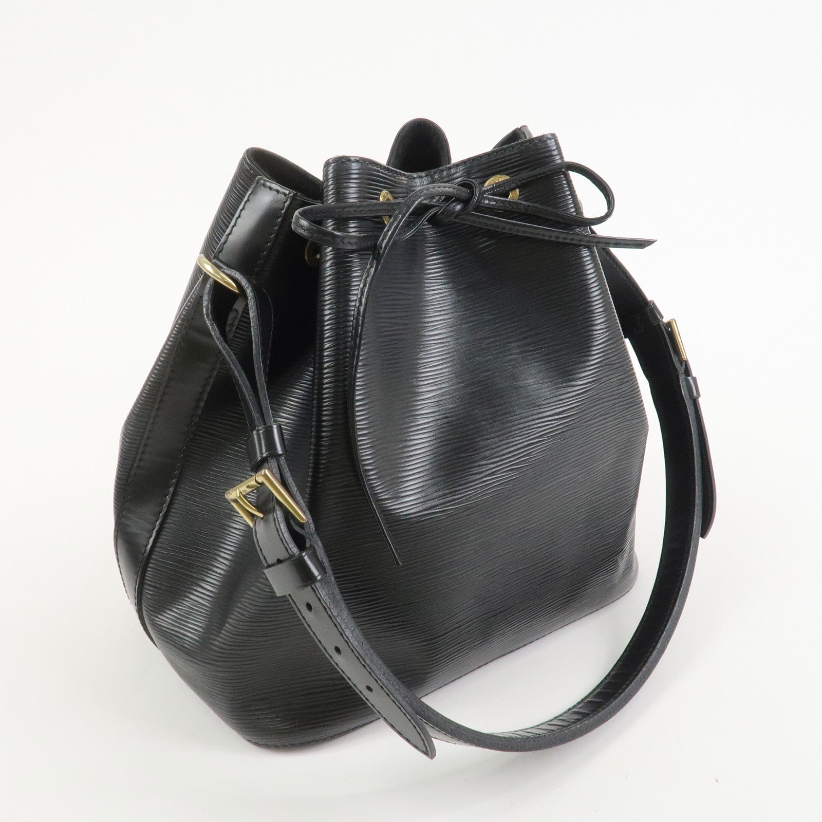 Louis Vuitton Epi Petit Noe Shoulder Bag Noir Black M44102