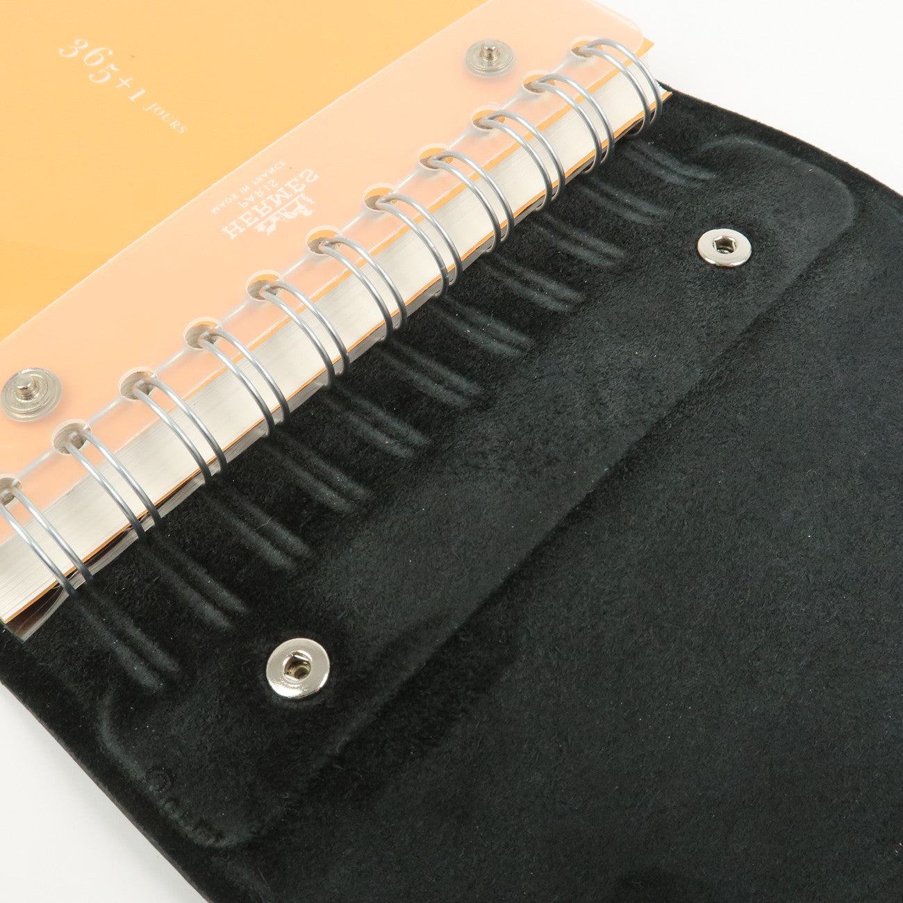 HERMES Togo Leather Ulysse PM Planner Cover □F Stamped Black