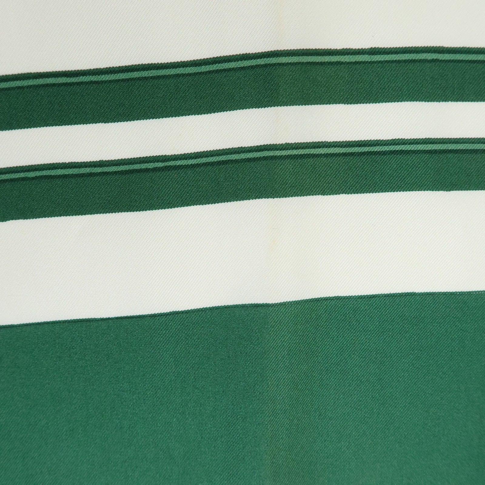 HERMES Carre 90 Silk 100% Scarf BRIDES DE GALA Bridle Green White