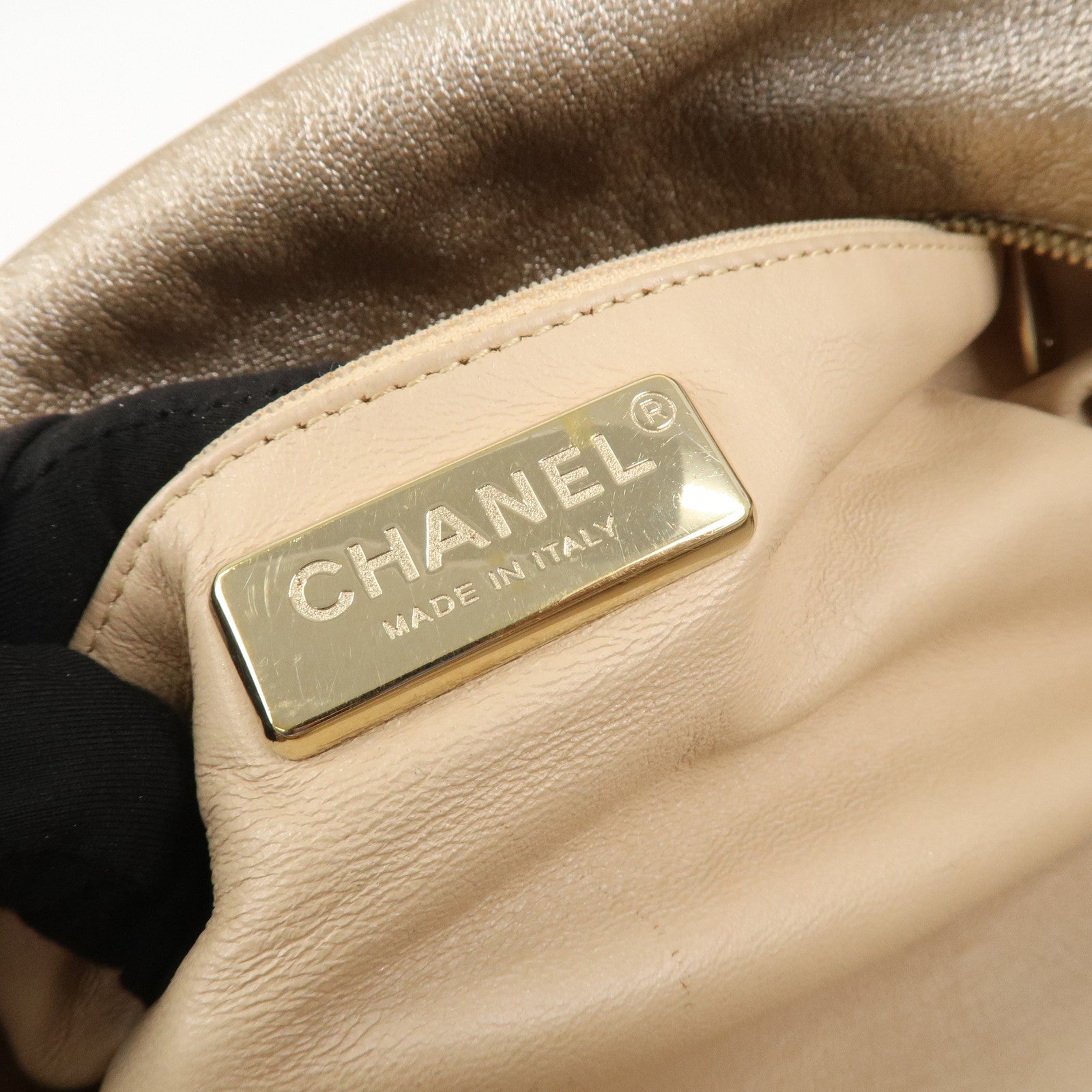 CHANEL Luxury Line COCO Mark Leather Boston Bag Shoulder Bag A31405