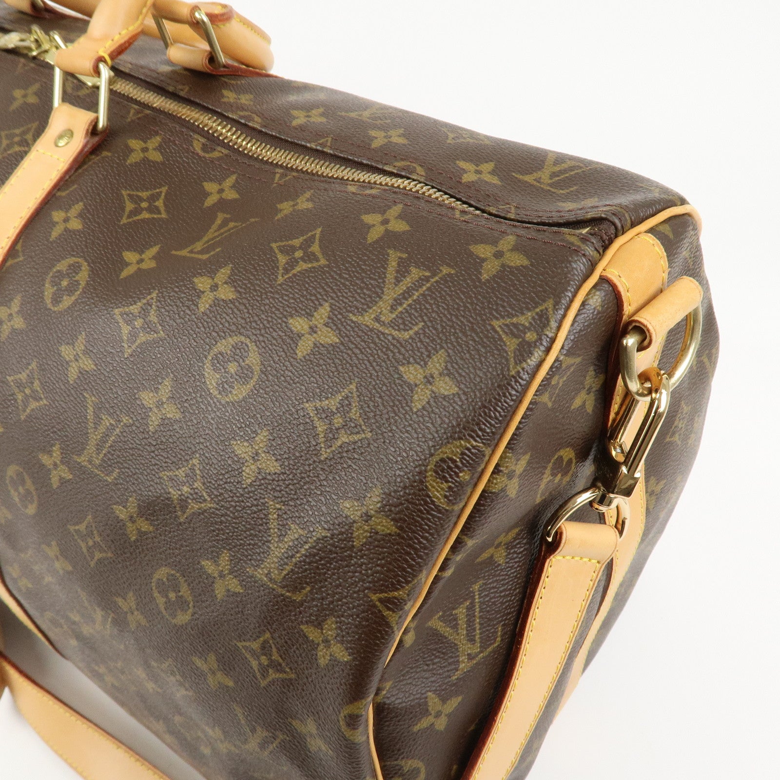 Louis Vuitton Monogram Keep All 55 Bandouliere Boston Bag M56714