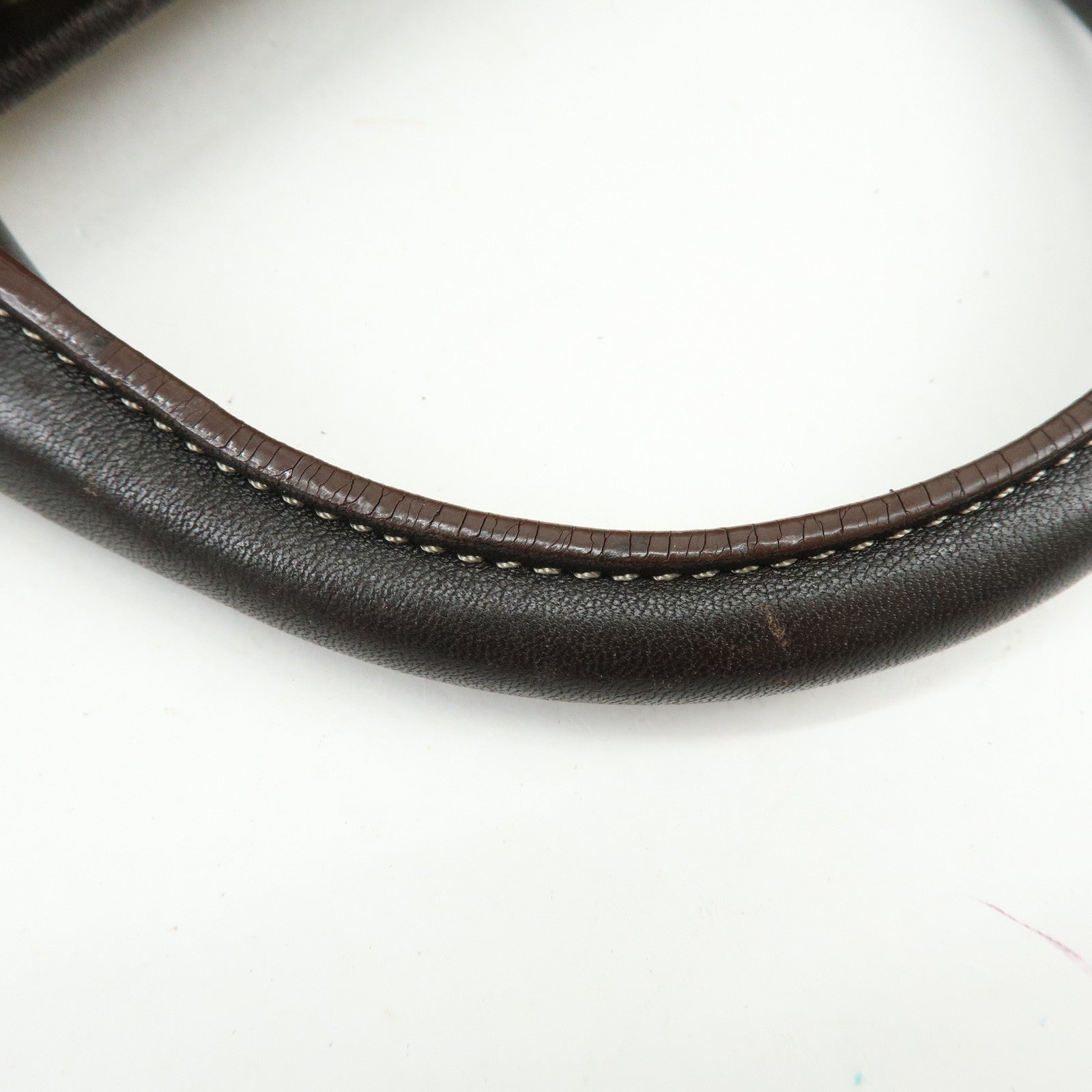 LOEWE Anagram Suede Leather Amazona 28 Hand Bag Brown