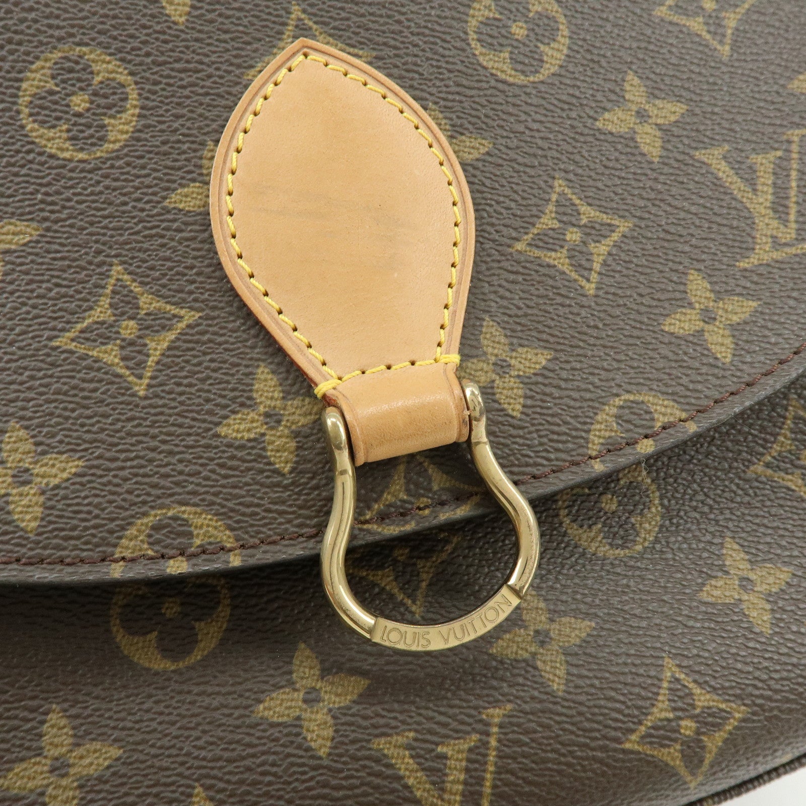 Louis Vuitton Monogram Saint Cloud GM Shoulder Bag Brown M51242