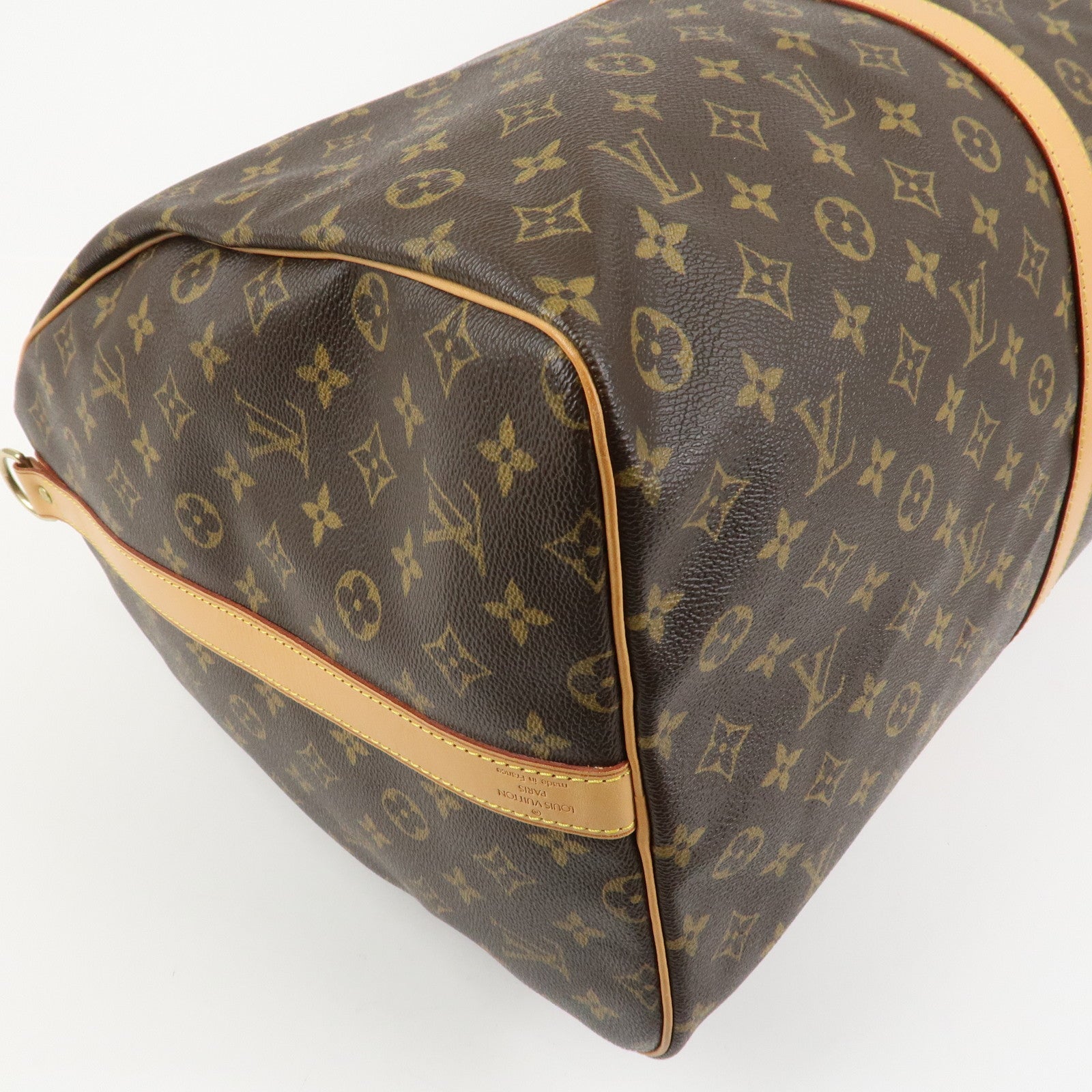 Louis Vuitton Monogram Keep All Bandouliere 60 Boston Bag M41412
